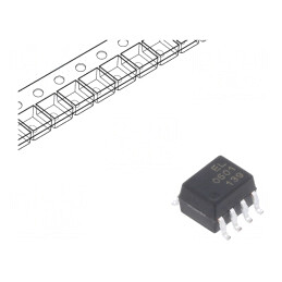 Optocuplor SMD 1 OUT Tranzistor 3,75kV 1Mbps SOP8