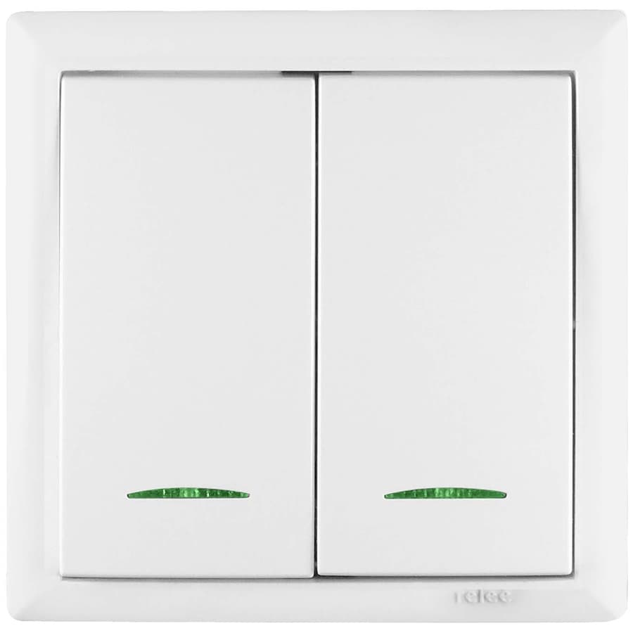 Relee Intrerupator dublu cu indicator luminos Elegant