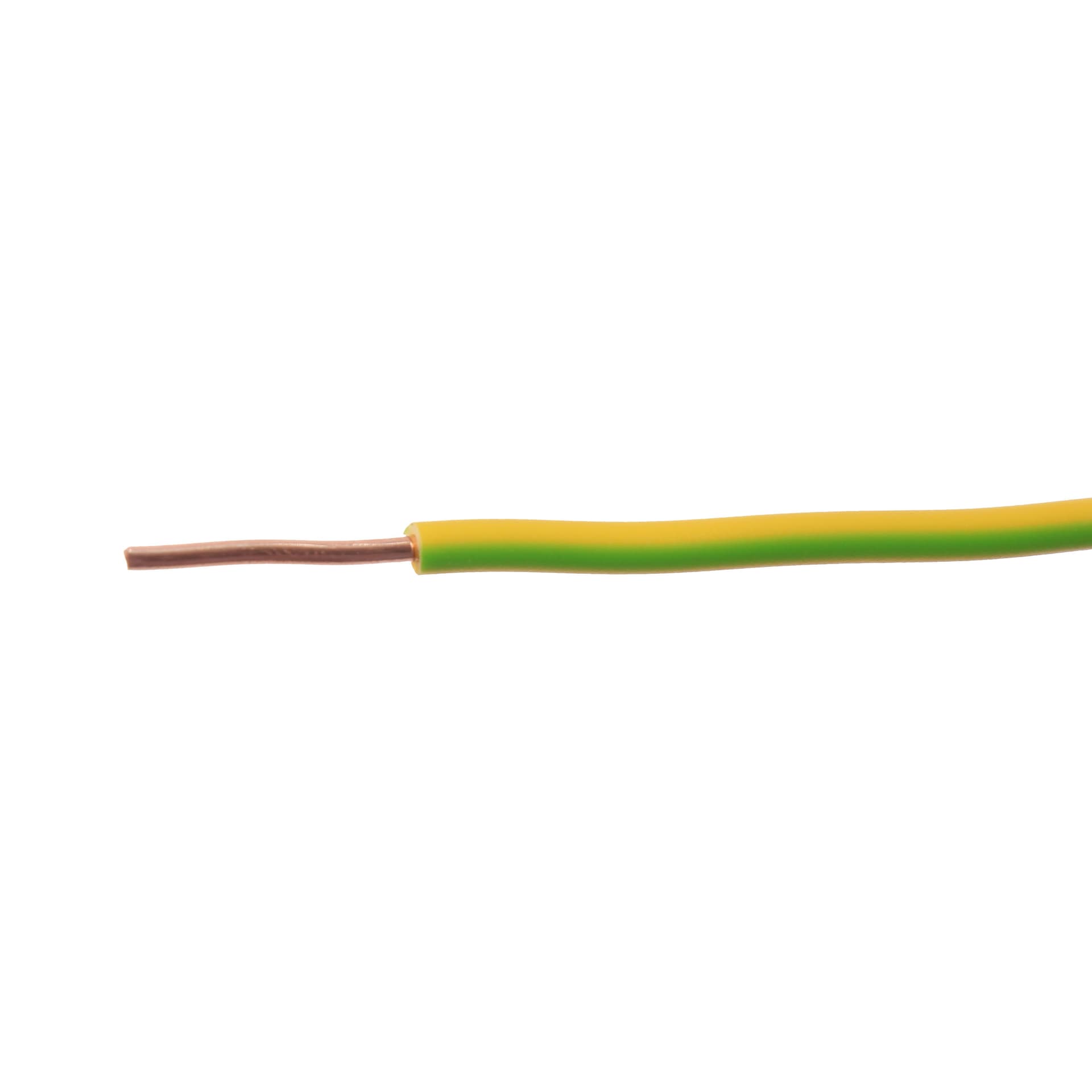 Rola conductor electric FY / H07V-U 1.5 mmp verde/galben 100 m, cupru