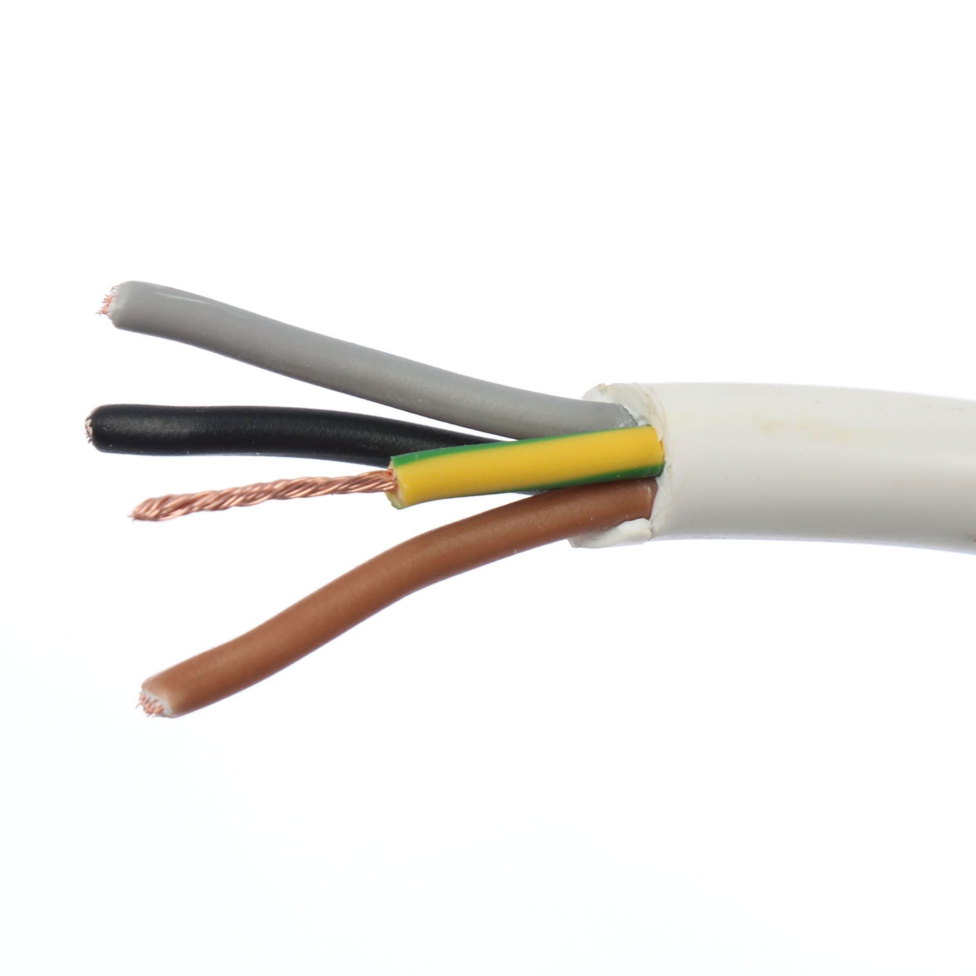 Rola cablu electric MYYM 4 x 1.5 mm² 25 m cupru