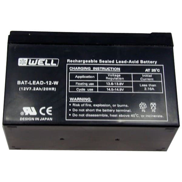 Acumulator Well 12V 7200 mAh - Ideal pentru diverse aplicații