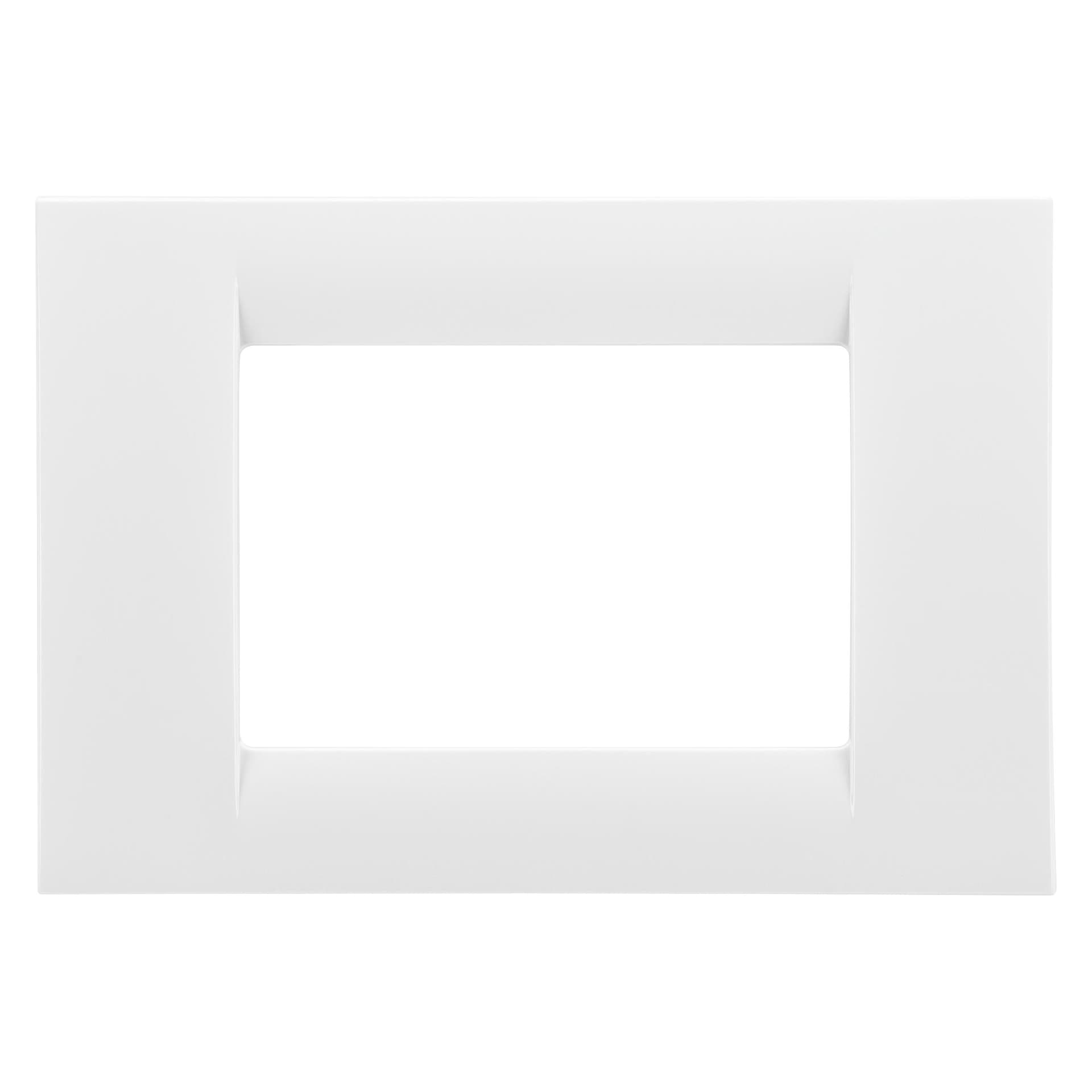 Gewiss Rama System GW22103, 3 module, alb pentru priza/intrerupator