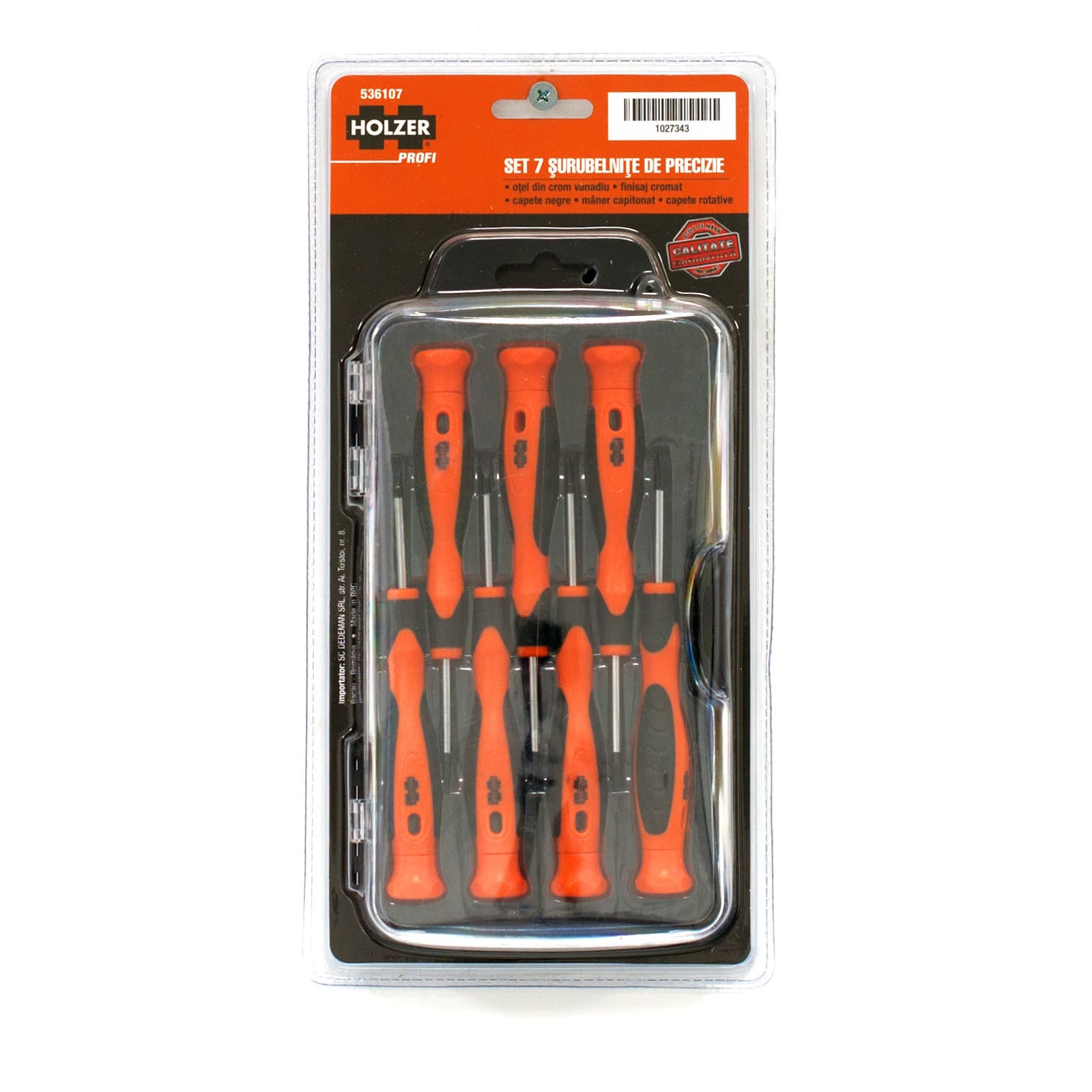 Set 7 șurubelnițe precizie Holzer - versatile și precise