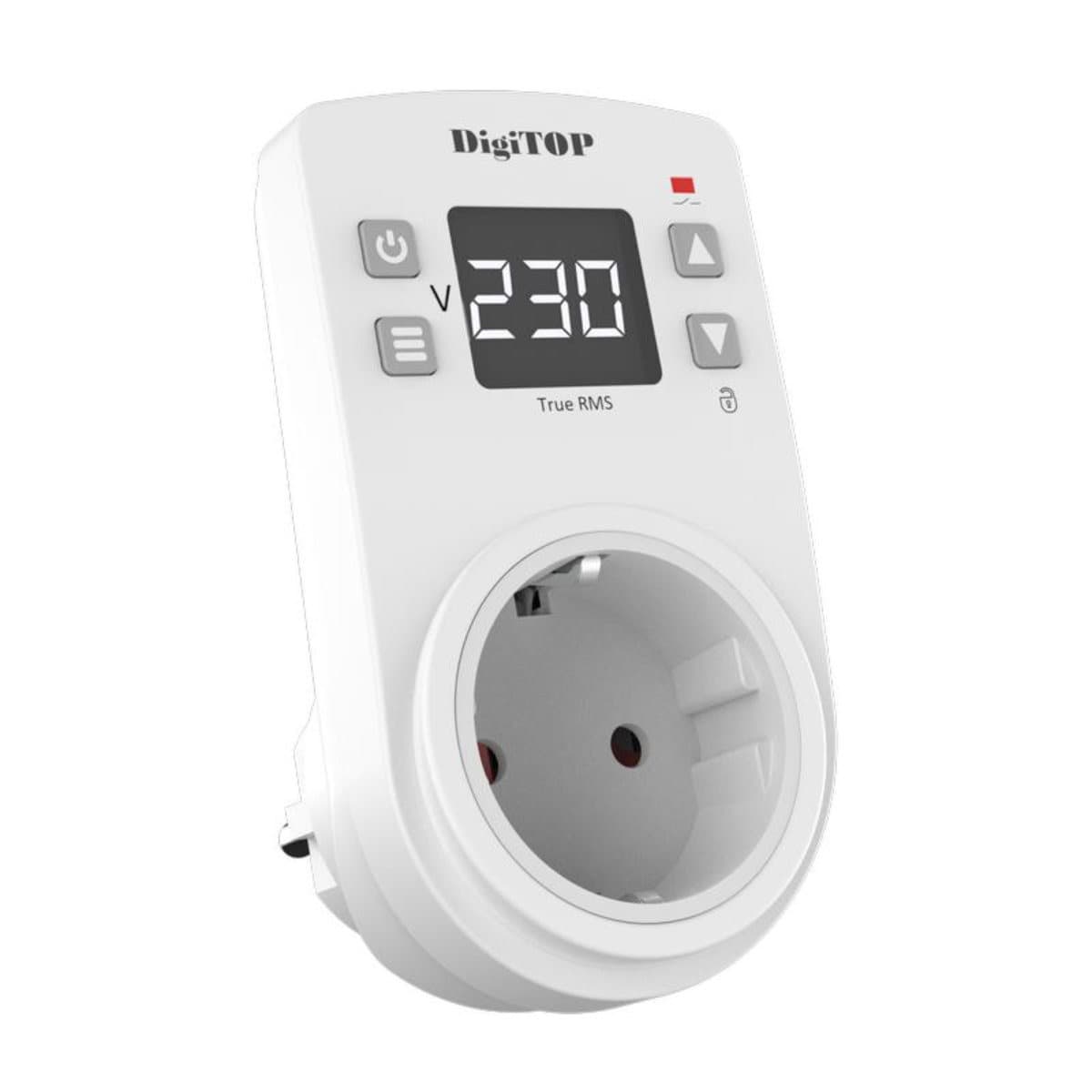 Releu protecție tensiune DigiTOP VP-16AN monofazat 16A cu priză