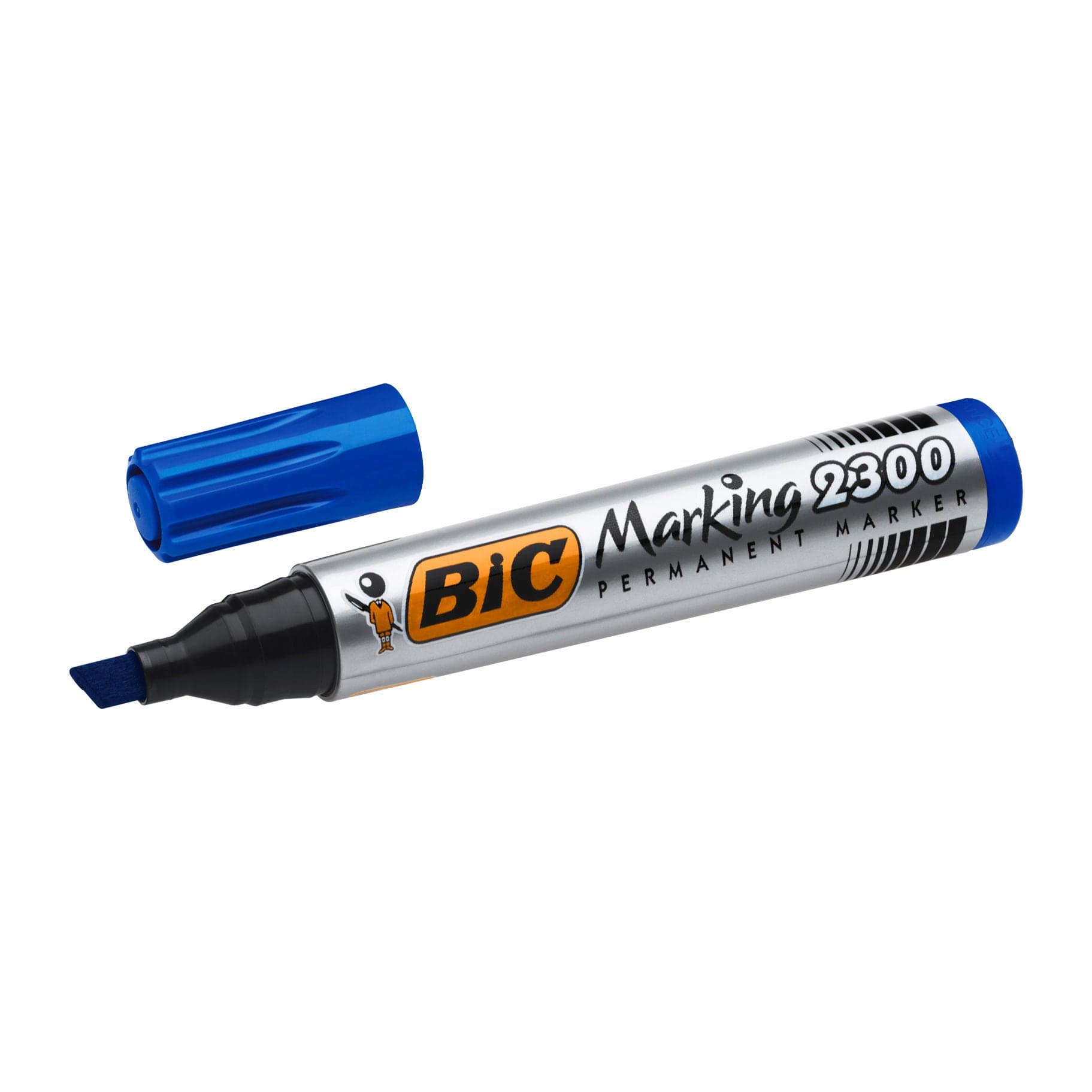 Marker permanent BIC Marking 2300, albastru pentru hobby