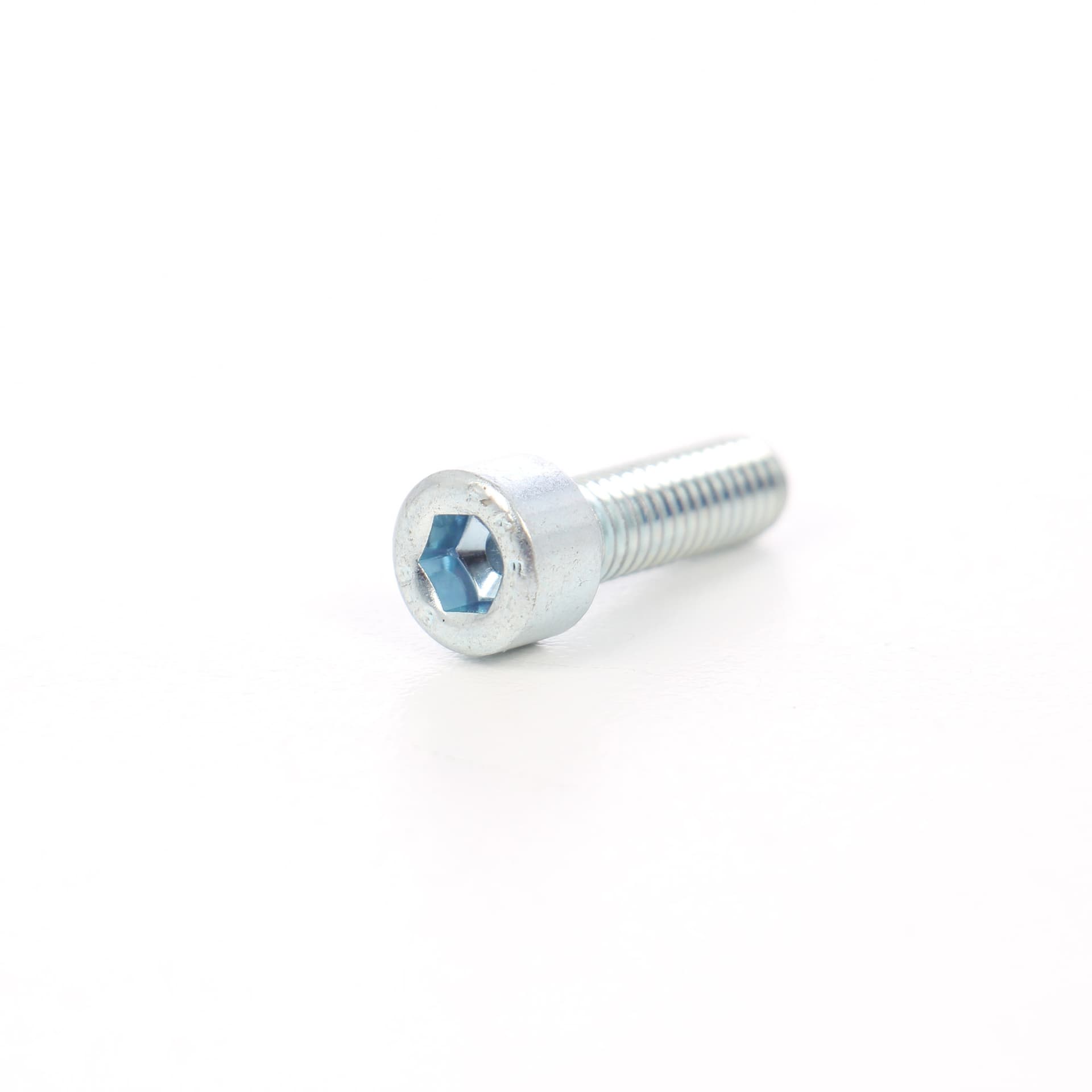 Surub cu cap cilindric, cu locas hexagonal, otel, zincat alb, DIN 912-8.8, SW 5, M6 x 16 mm