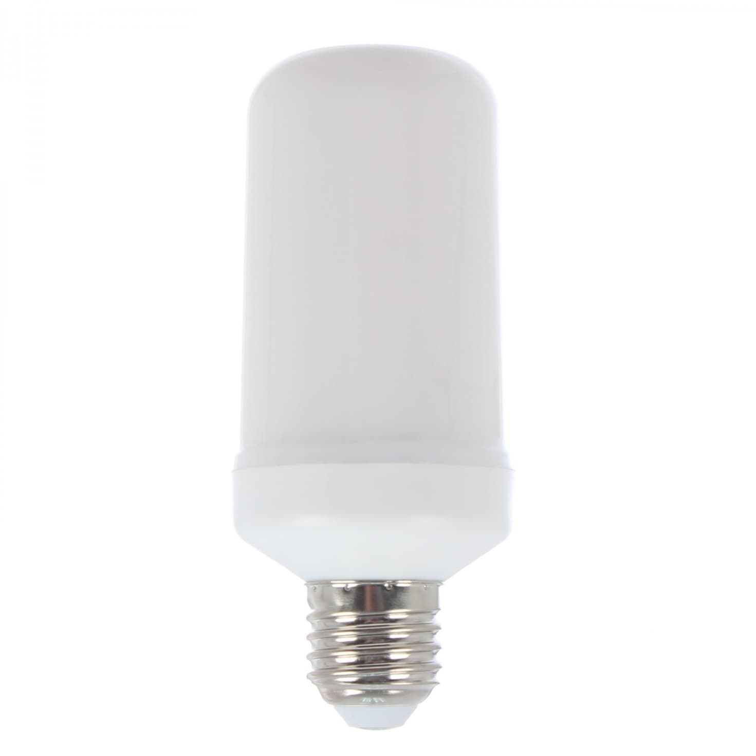 Bec LED Hoff tubular E27 3W efect flacara respiratie