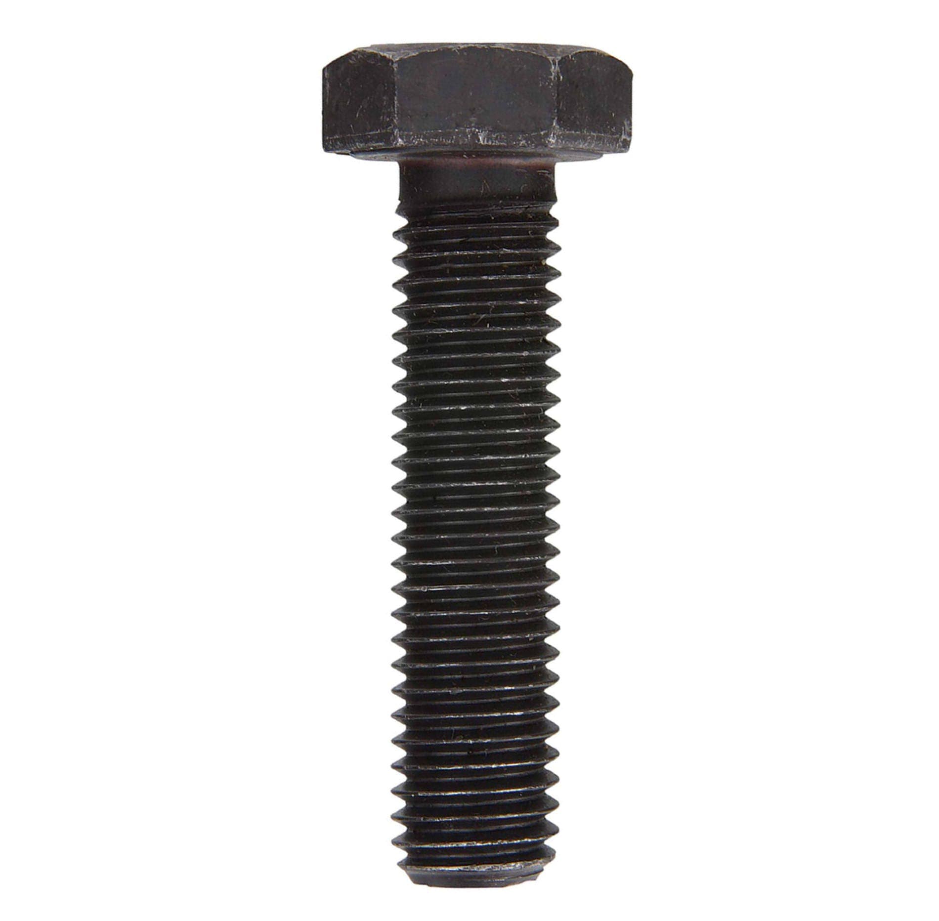 Surub cu cap hexagonal, filetat complet, otel, DIN 933-10.9, oxid negru, M6 x 30 mm