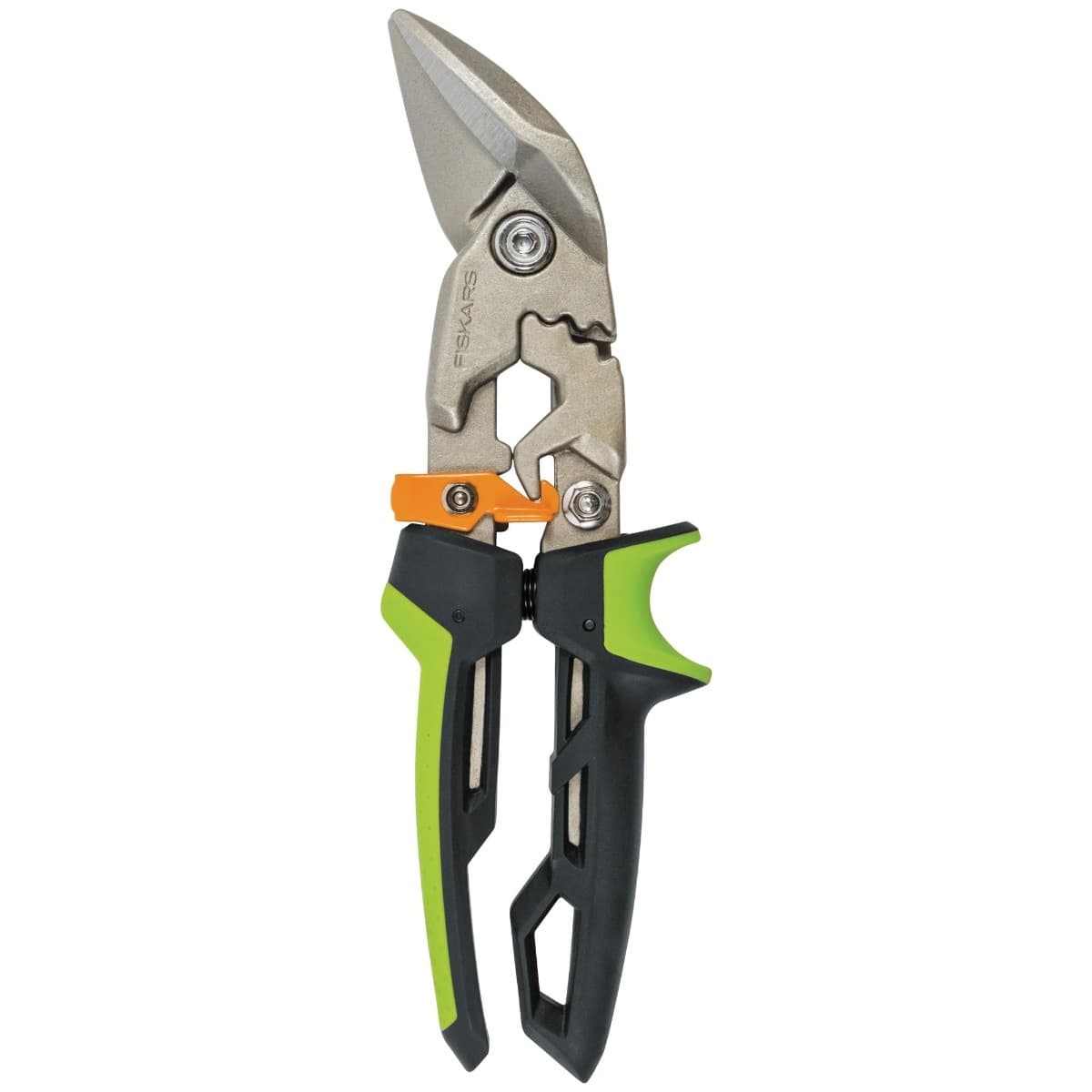 Foarfeca pentru tabla Fiskars PowerGear, 1027210, cotita, pe dreapta, 252 mm
