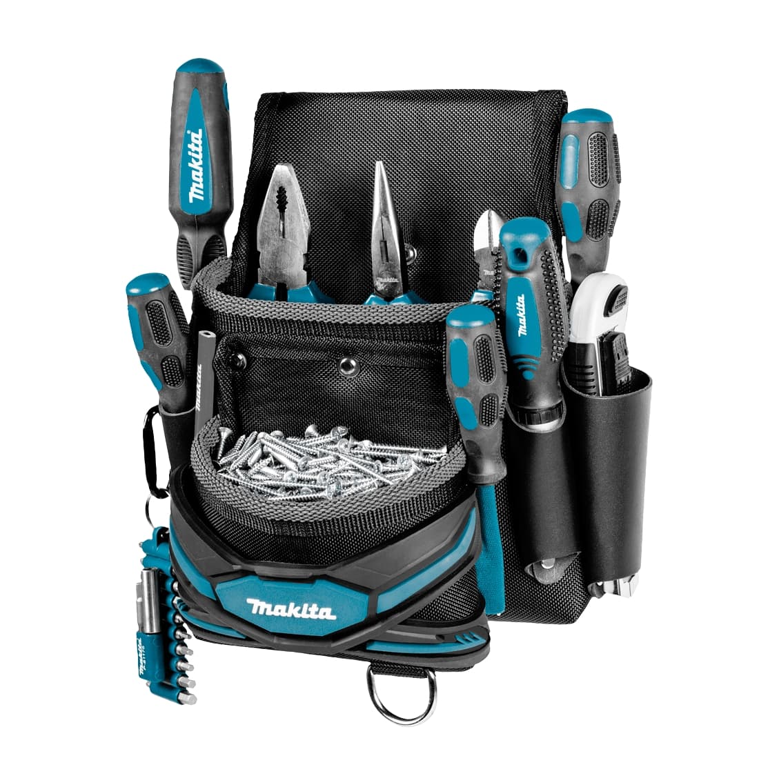 Suport pentru scule de mana, din poliester, cu 2 buzunare, Makita E-05131