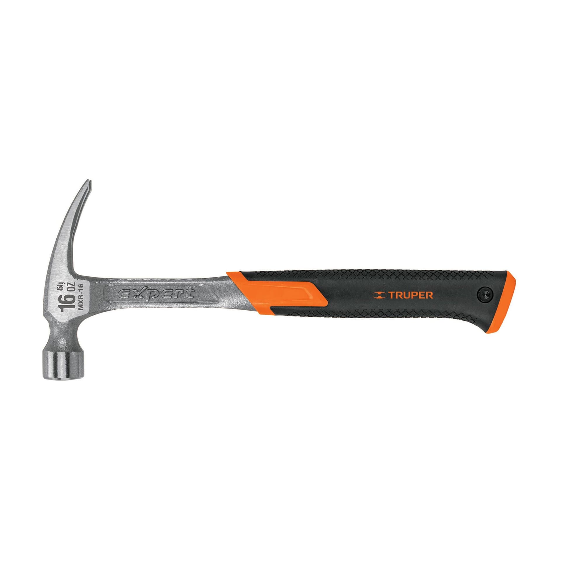 Ciocan dulgherie, cu varf spintecat, Truper 17857, coada metalica, maner antisoc, 450 g, 330 mm