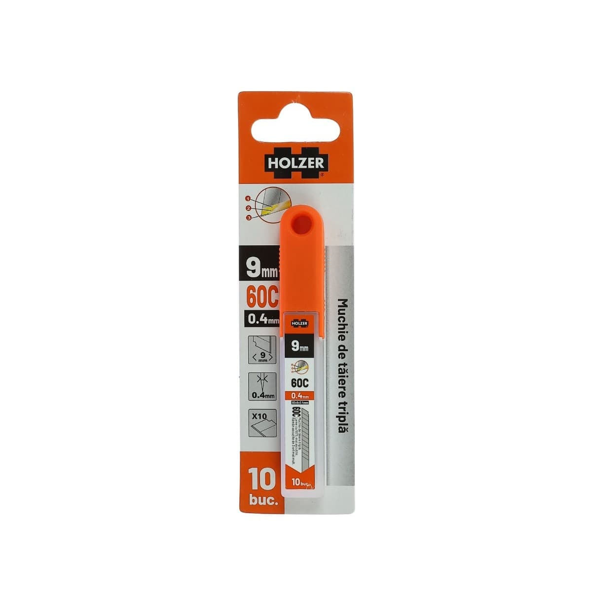 Lame cutter Holzer 9 mm pentru 44-S1, set 10 bucăți