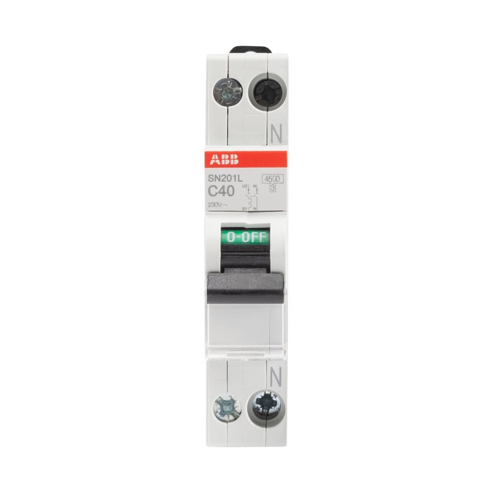 Intrerupator Automat 40A 1P+N C 4.5Ka SN201-L