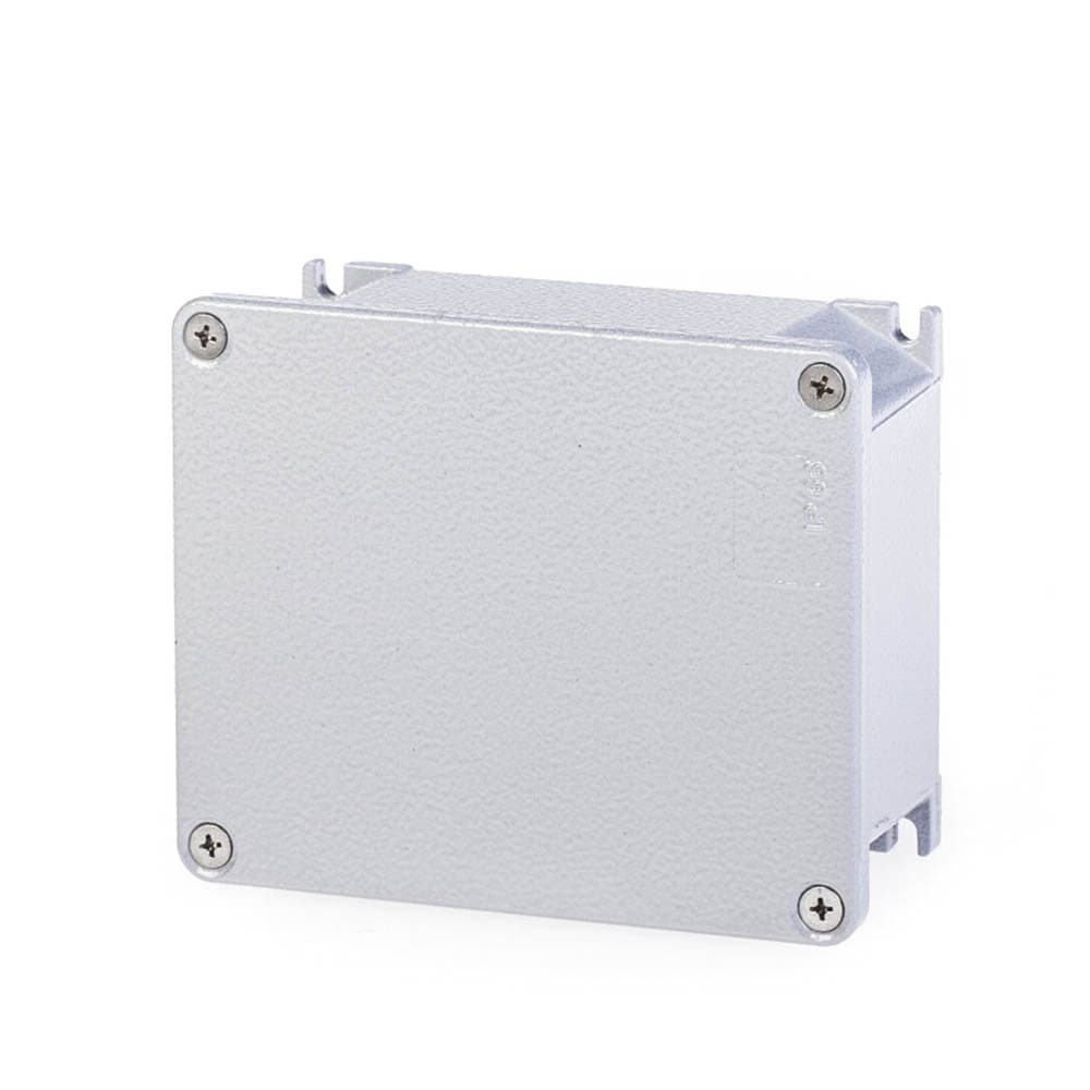 Doză aluminiu gri 140x115x60mm IP66/IP67 – SCAME