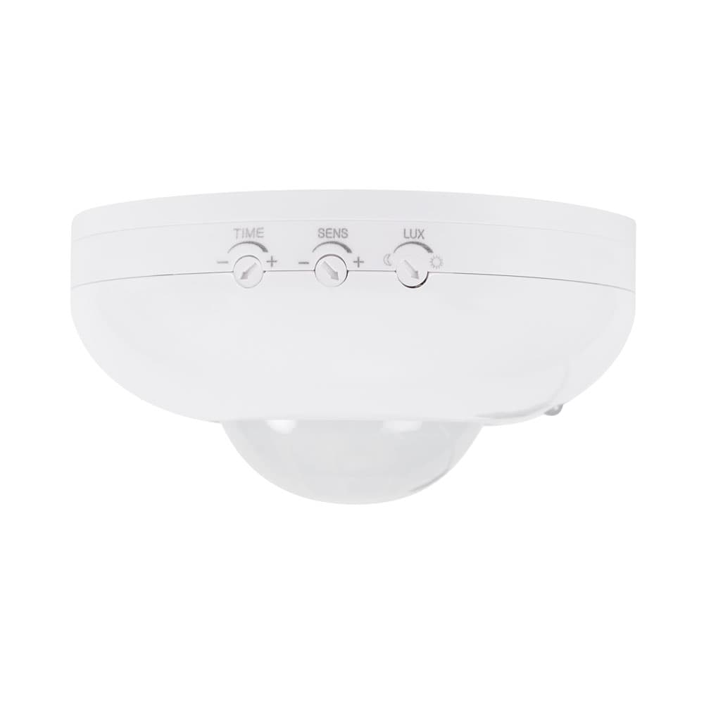 Senzor Miscare PT Alb JQ37 360° 1200W 2-12m IP20 - NOVELITE