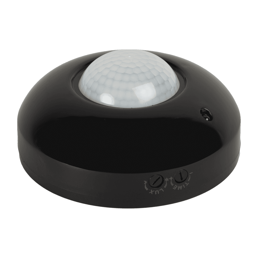 Senzor Miscare PT Negru JQ37 360° 1200W 2-12m IP20 - NOVELITE