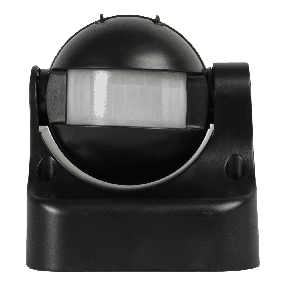 Senzor Miscare PT Negru JQ30 180° 1200W 2-12m IP44 - NOVELITE