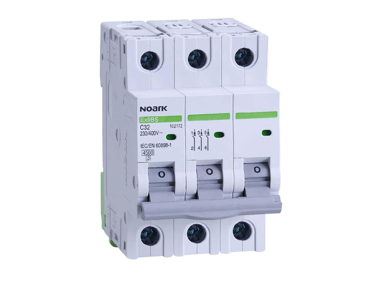Mini-întreruptoare automate Ex9BS 3PN C16, 102184, Noark