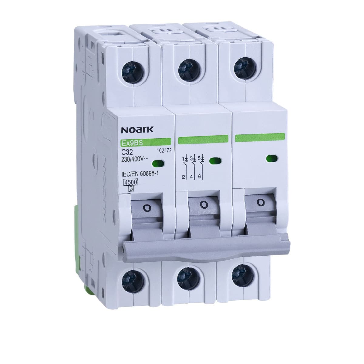 Mini-întreruptoare automate Ex9BS 3PN C10, 102182, Noark