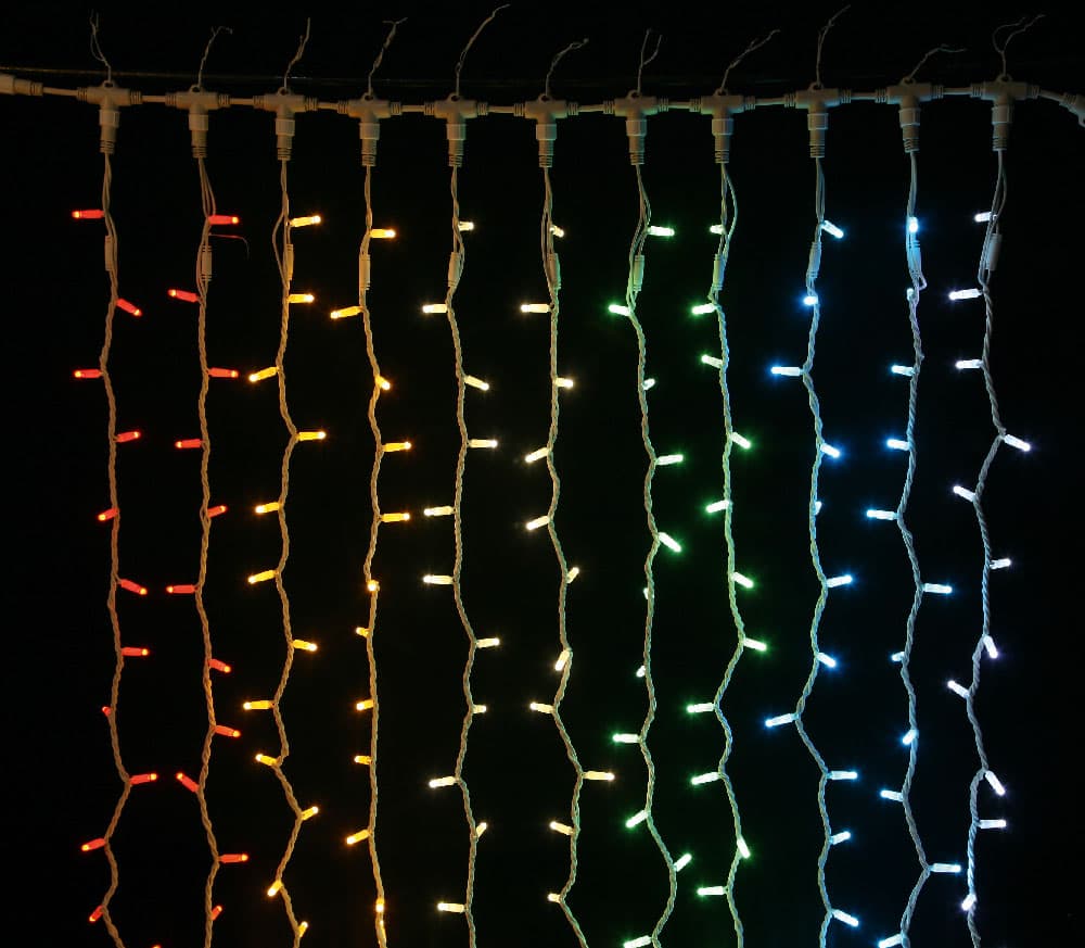 Perdea Luminoasa 494 LED-uri 3X1.5M 2700K Alb Cald