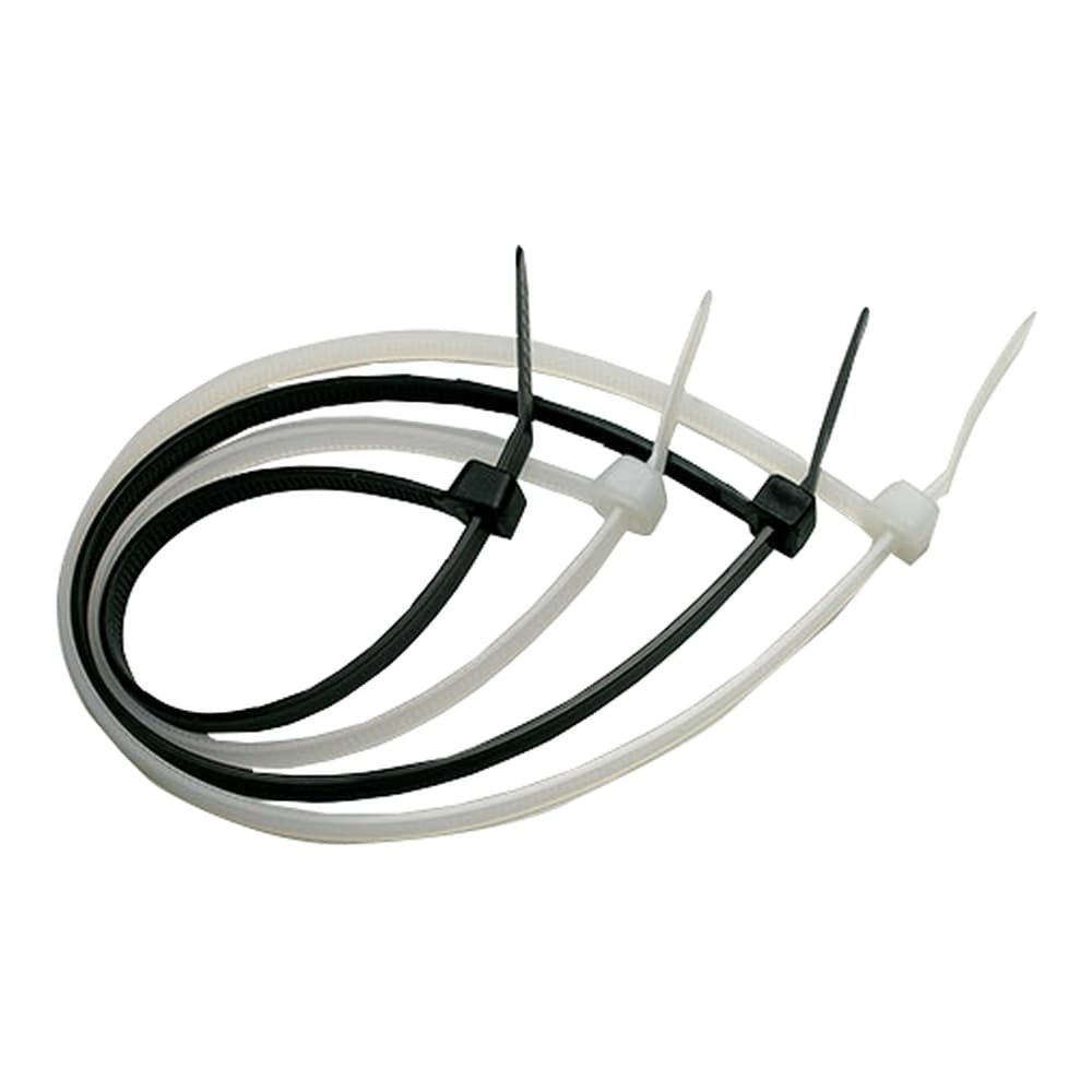 Colier cablu 400x7.2mm alb SET100 – NOVELITE