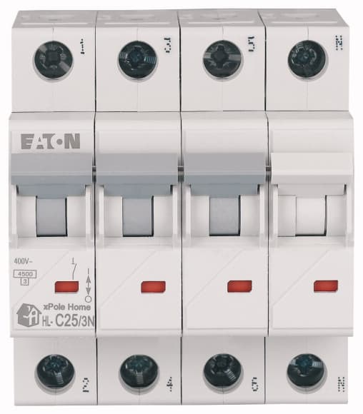 Intrerupator Automat Xpole Home 25A 3P+N C 4.5kA HL-C25/3N
