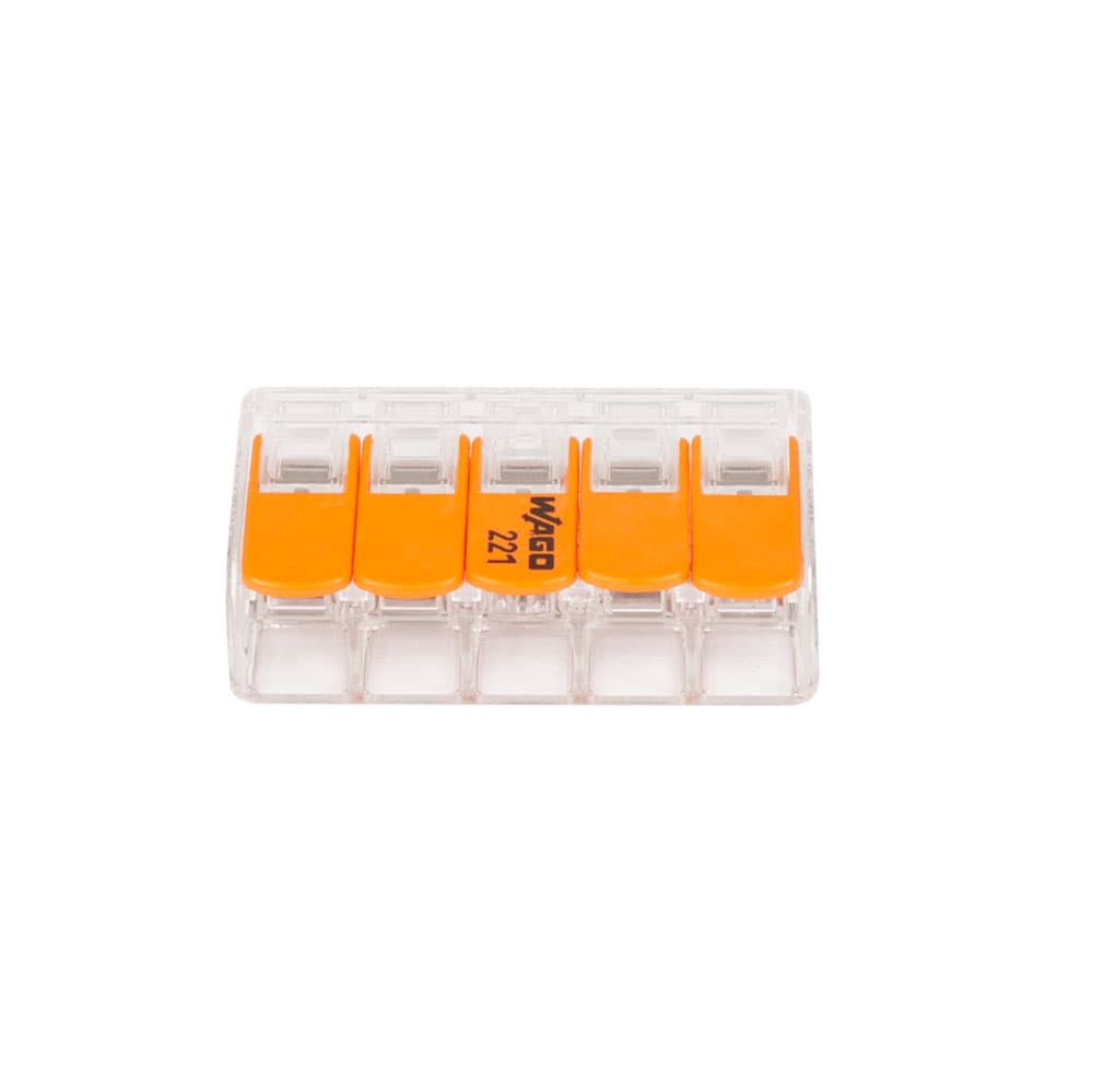 Clema legatura 5P FY/MYF 6mm, Wago