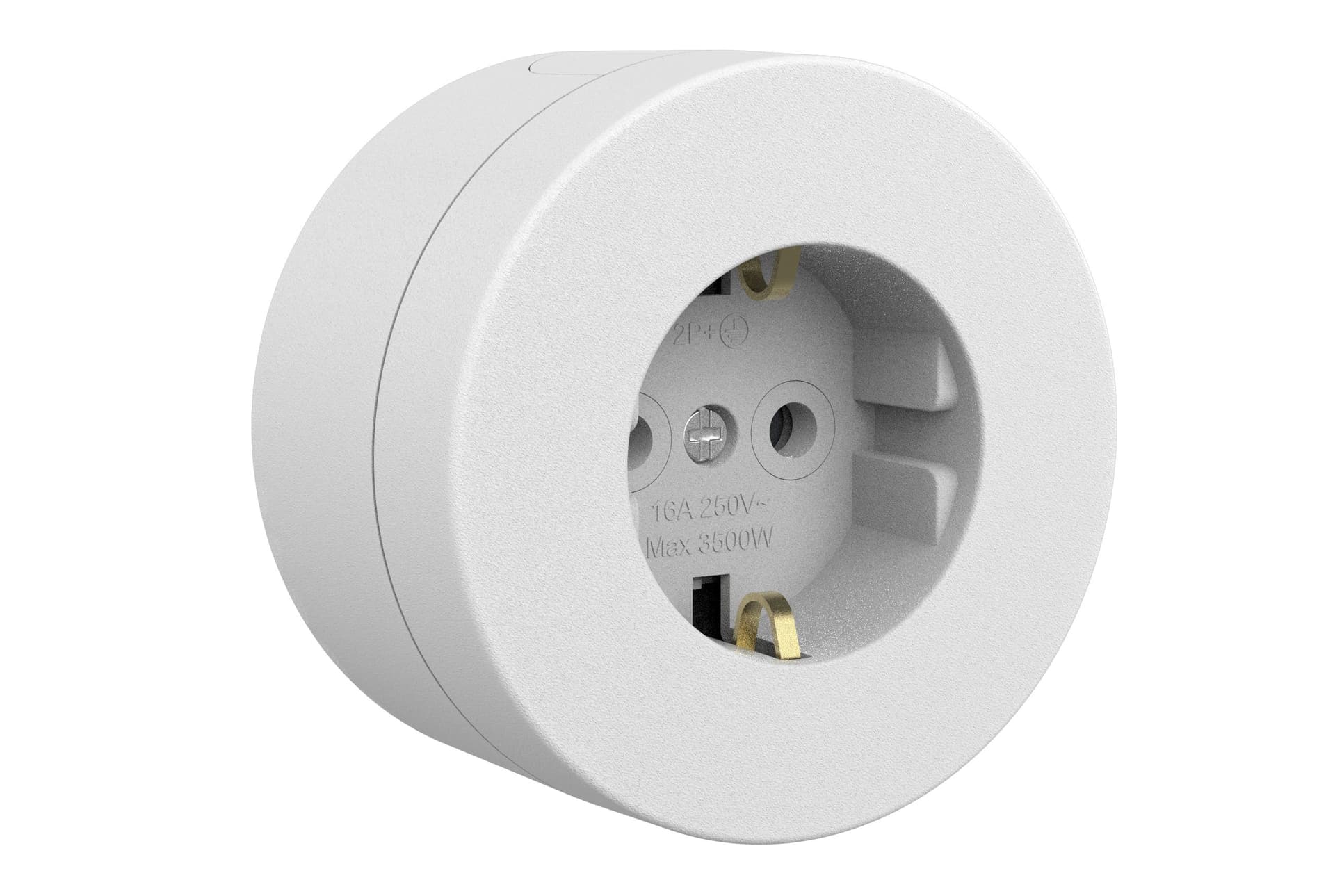 Priză Schuko aplicată 16A IP54 gri Xone - OVIVO | 406-010000-217
