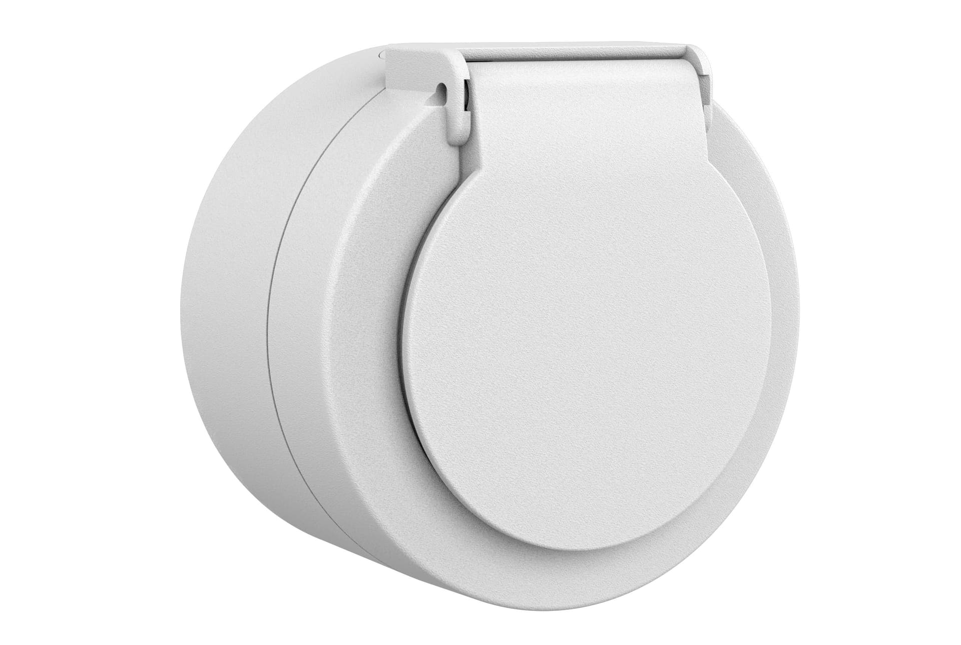 Priză Schuko cu capac aplicată 16A IP54 gri Xone - OVIVO | 406-010000-249