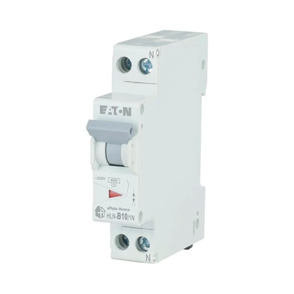 Întrerupător automat 1P+N 10A curba B 4.5kA – EATON | 501049