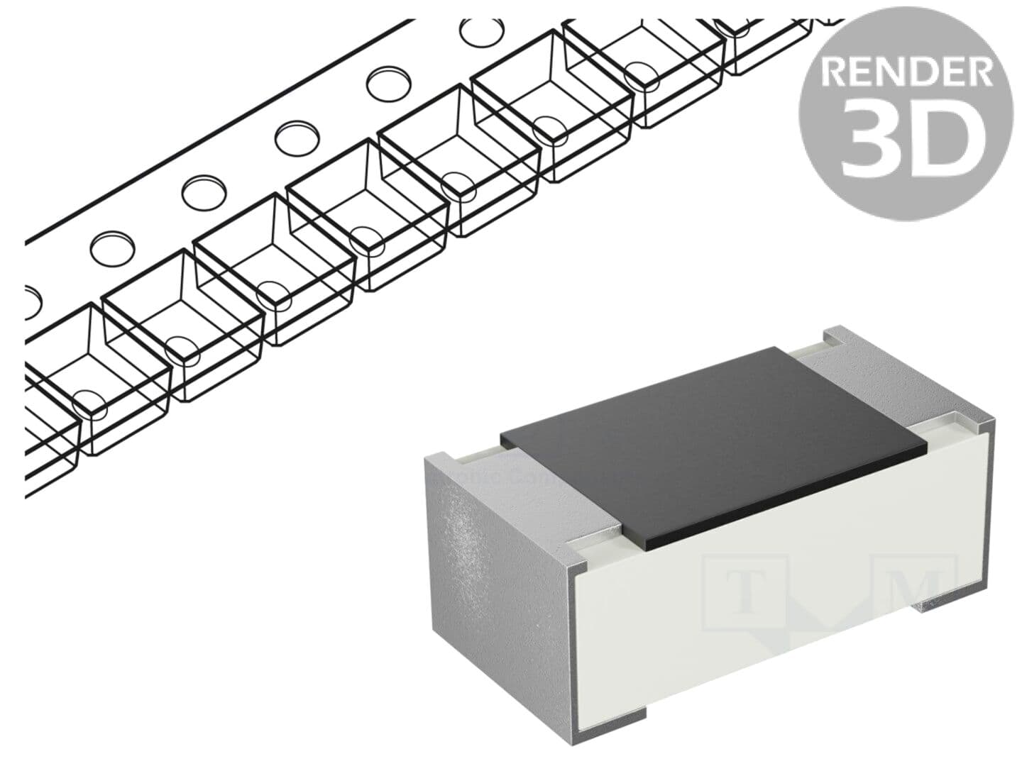 Rezistor thick film 10,5Ω SMD 0201