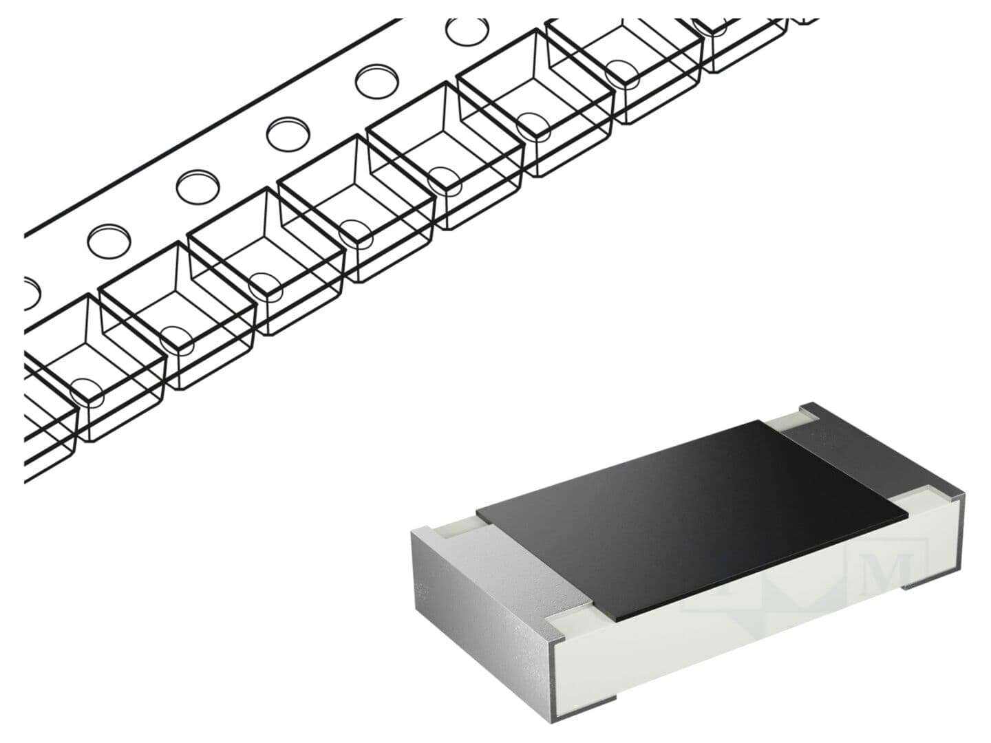 Rezistor SMD 0805 560Ω 125mW ROYALOHM - Tensiune 150V