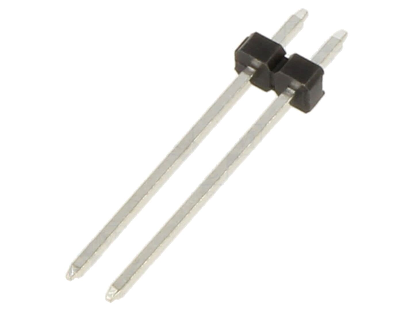 Conector șiruri pini, 2 pini, THT