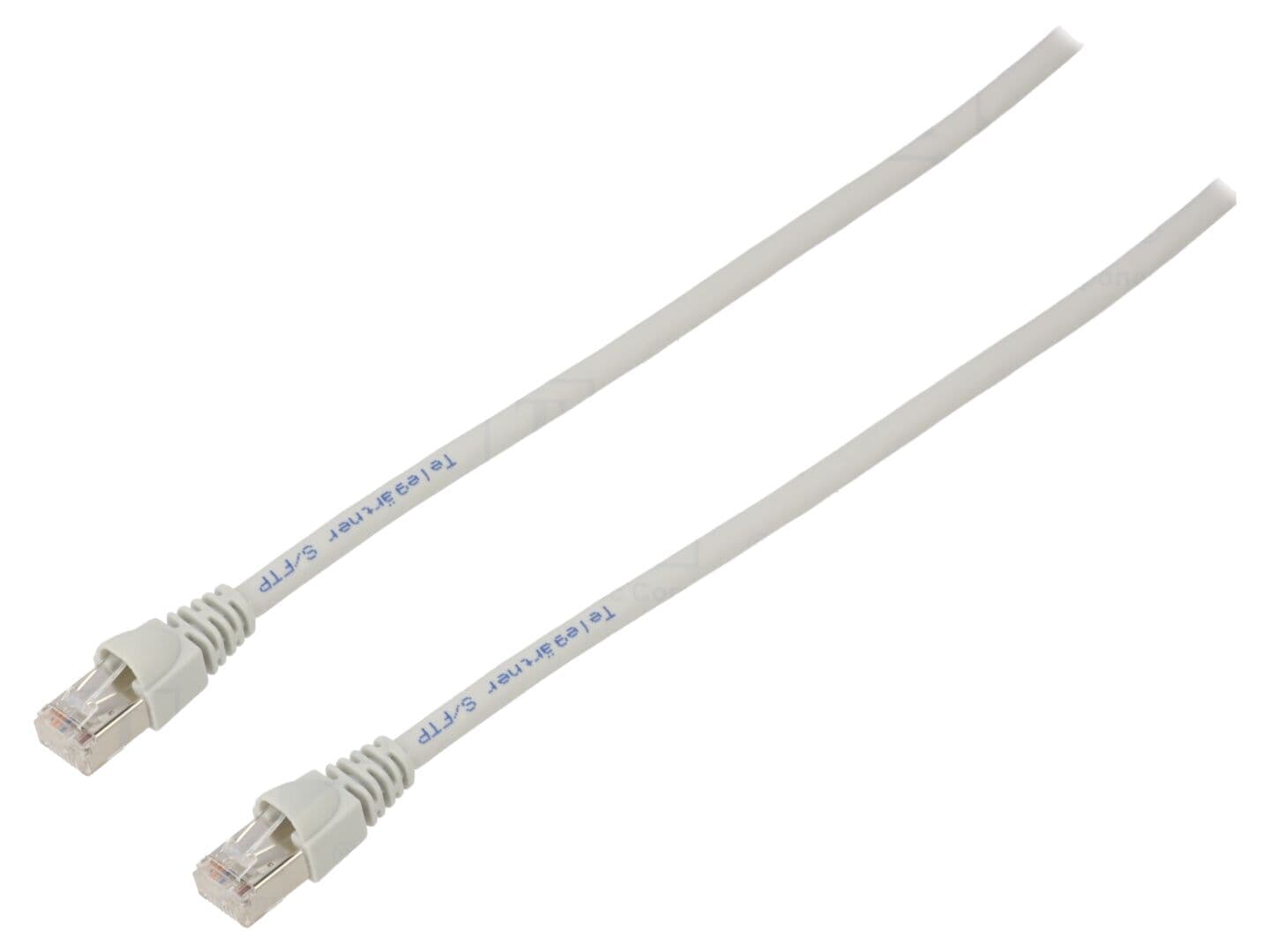 Patch cord S/FTP Cat 6a 3m RJ45 TELEGÄRTNER - Conexiune de încredere