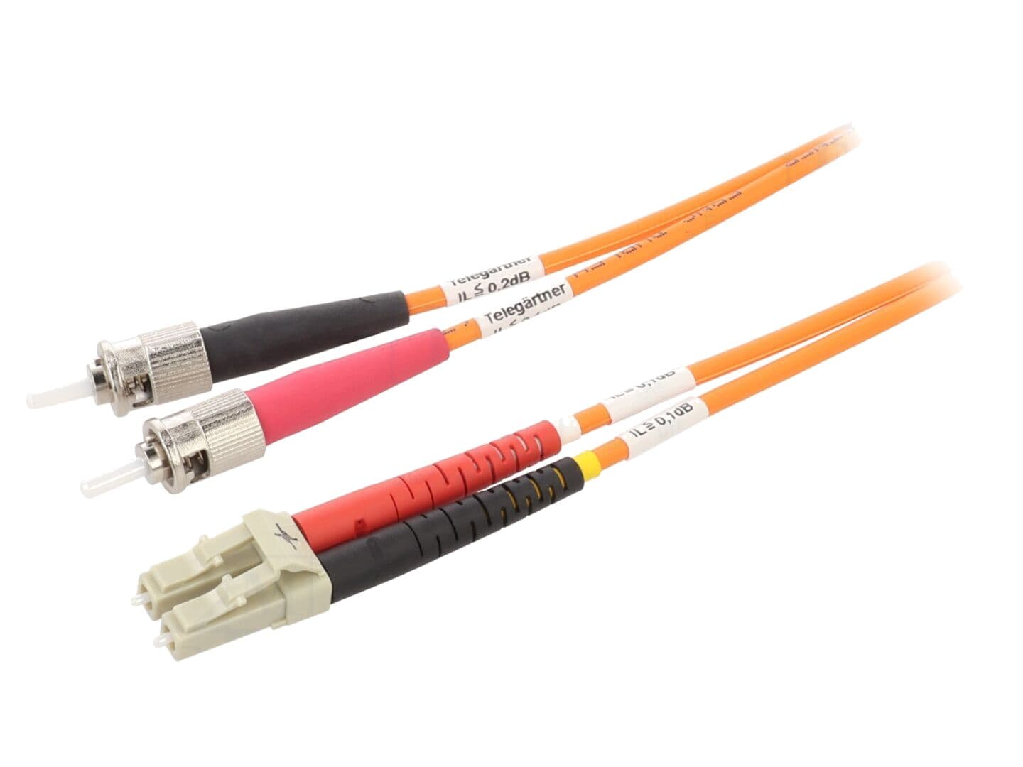 Patch cord cu fibră OM1 LC/PC, ST/PC, 10m, 62,5/125um, bej