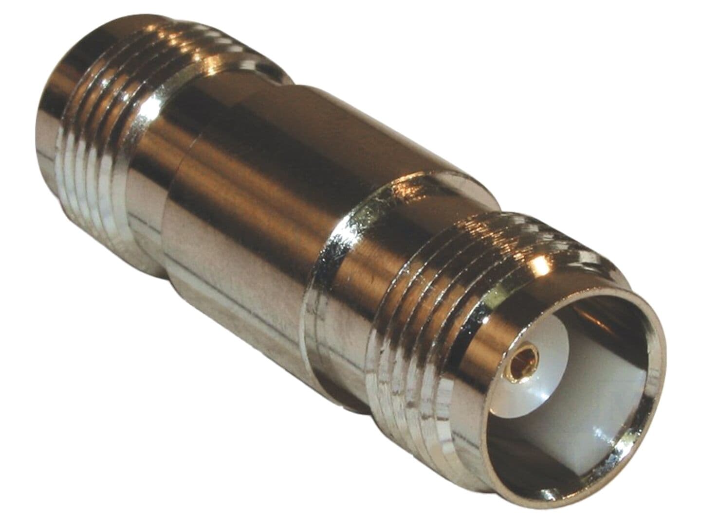 Adaptor TNC mamă 50Ω cu izolaţie POM, 11GHz
