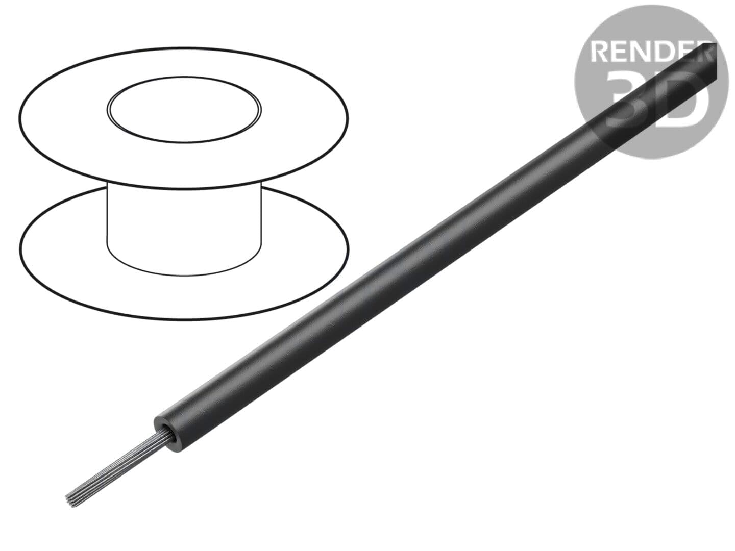 Cablu HookUp Wire litat Cu 32AWG