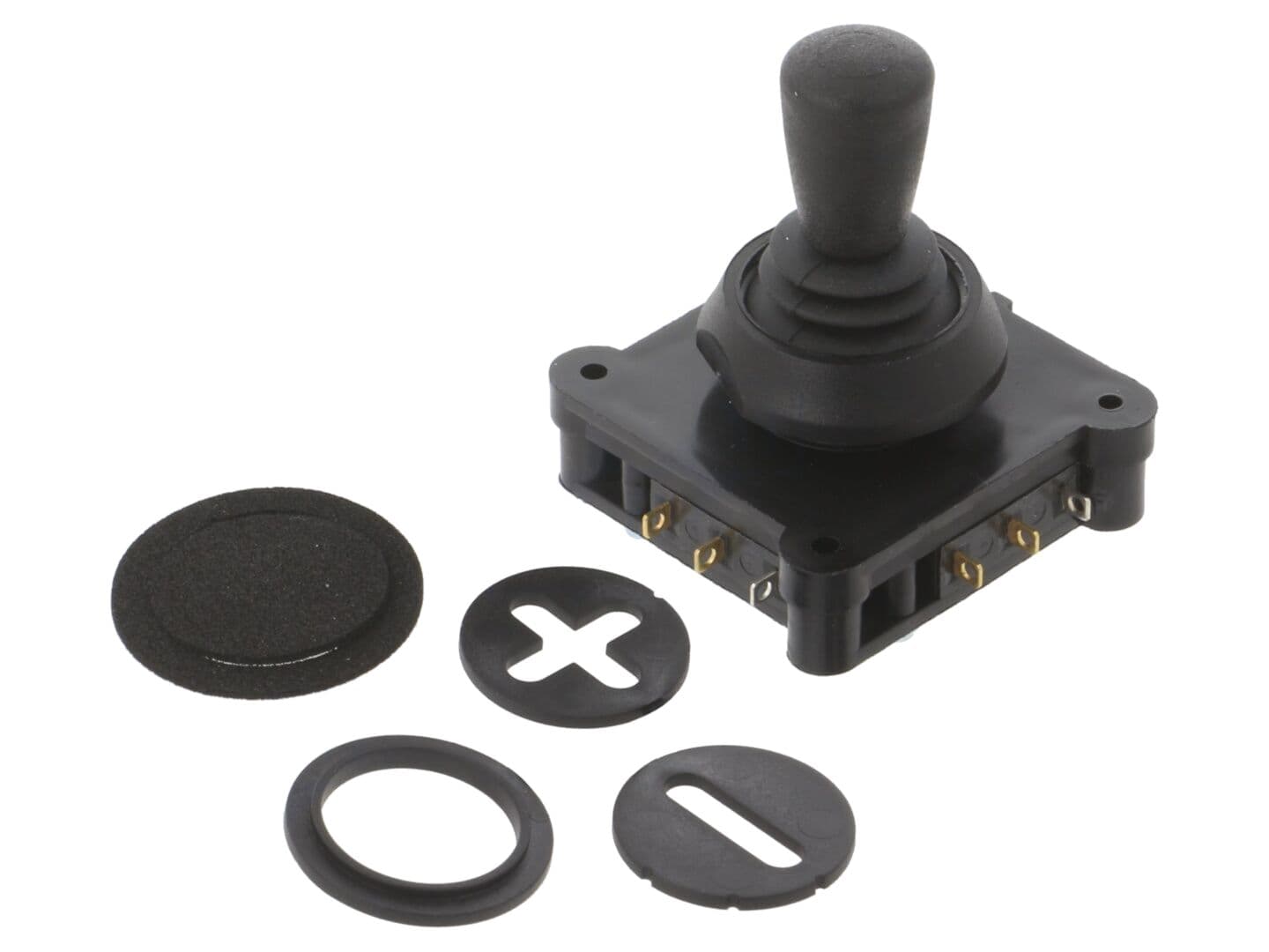 Joystick APEM 1D15F1500 SPDT 4A 30VDC Poz.i stab. 1 Sarcină DC