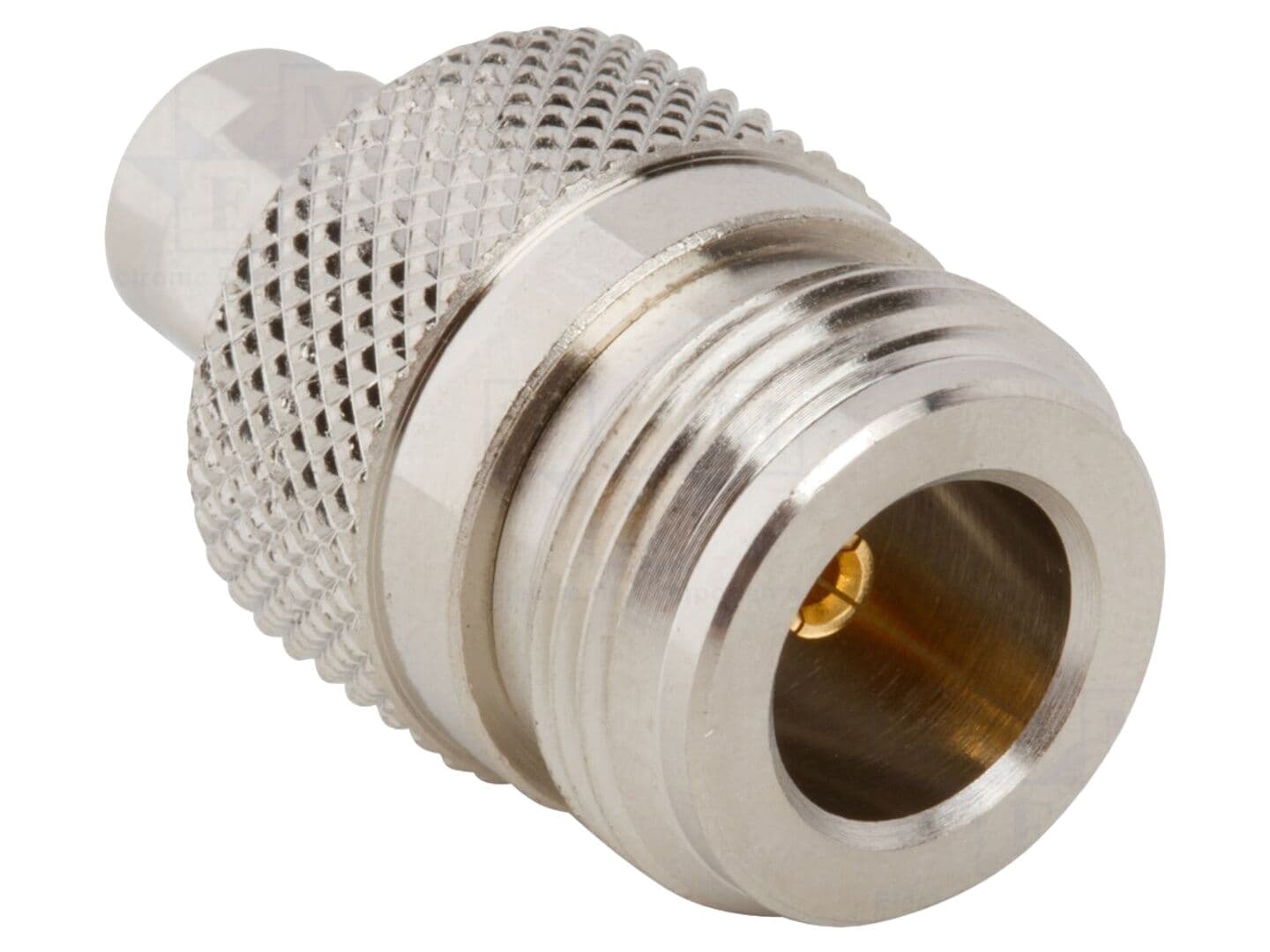 Adaptor RF N mamă la SMA tată, 50Ω, 11GHz