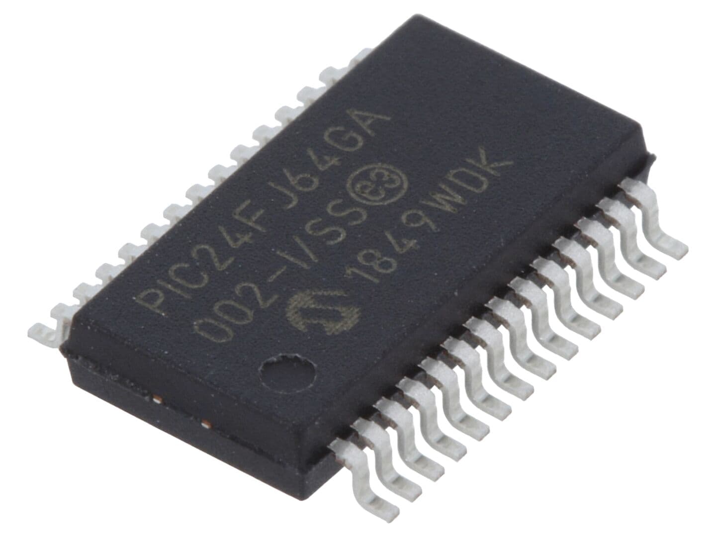 Microcontroler PIC 16-bit, 64kB, SMD, SSOP28, IC: PIC24FJ64GA002-I/SS