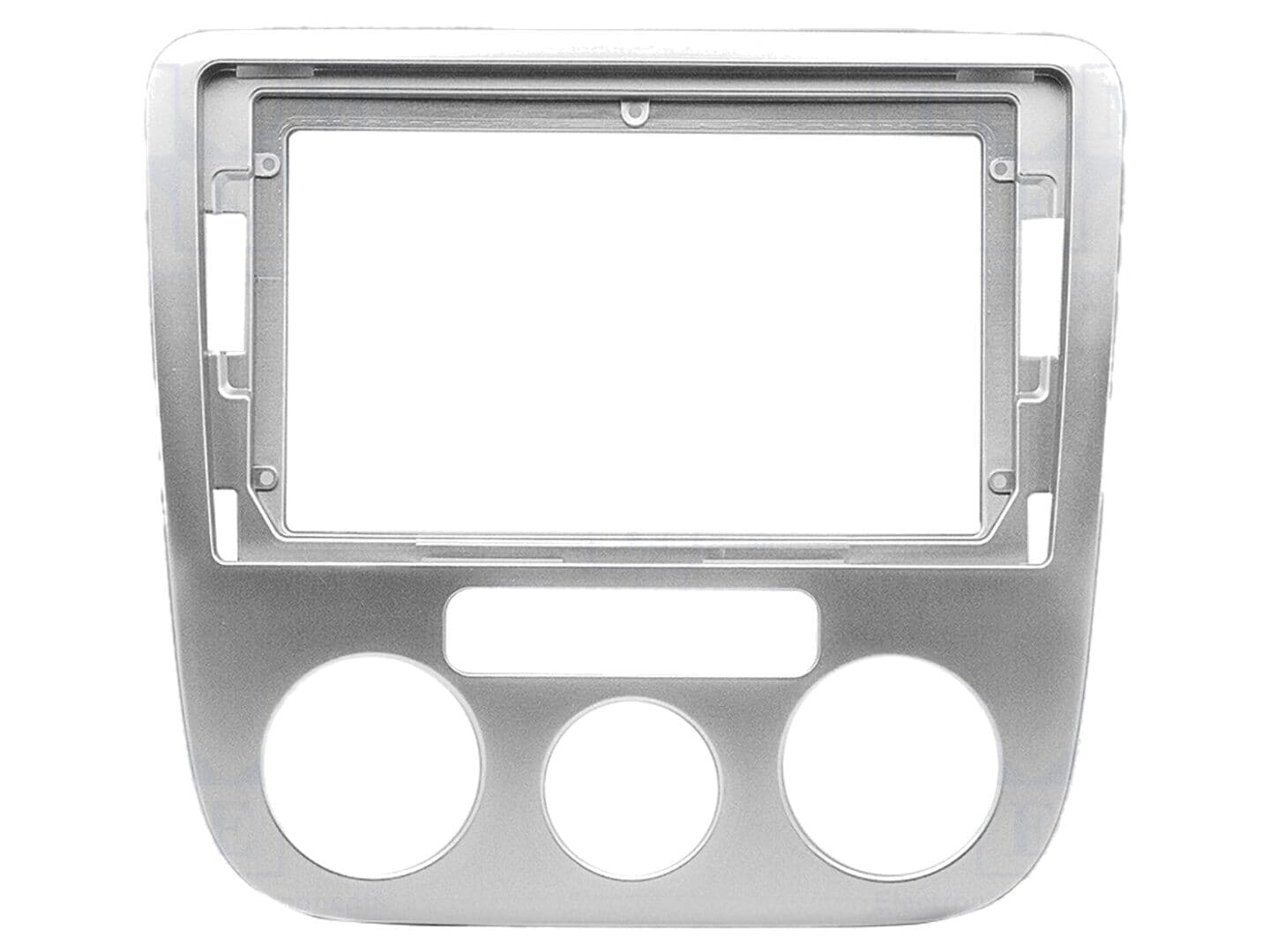 Cadru radio argintie VW 9" pentru Scirocco 2008-2014