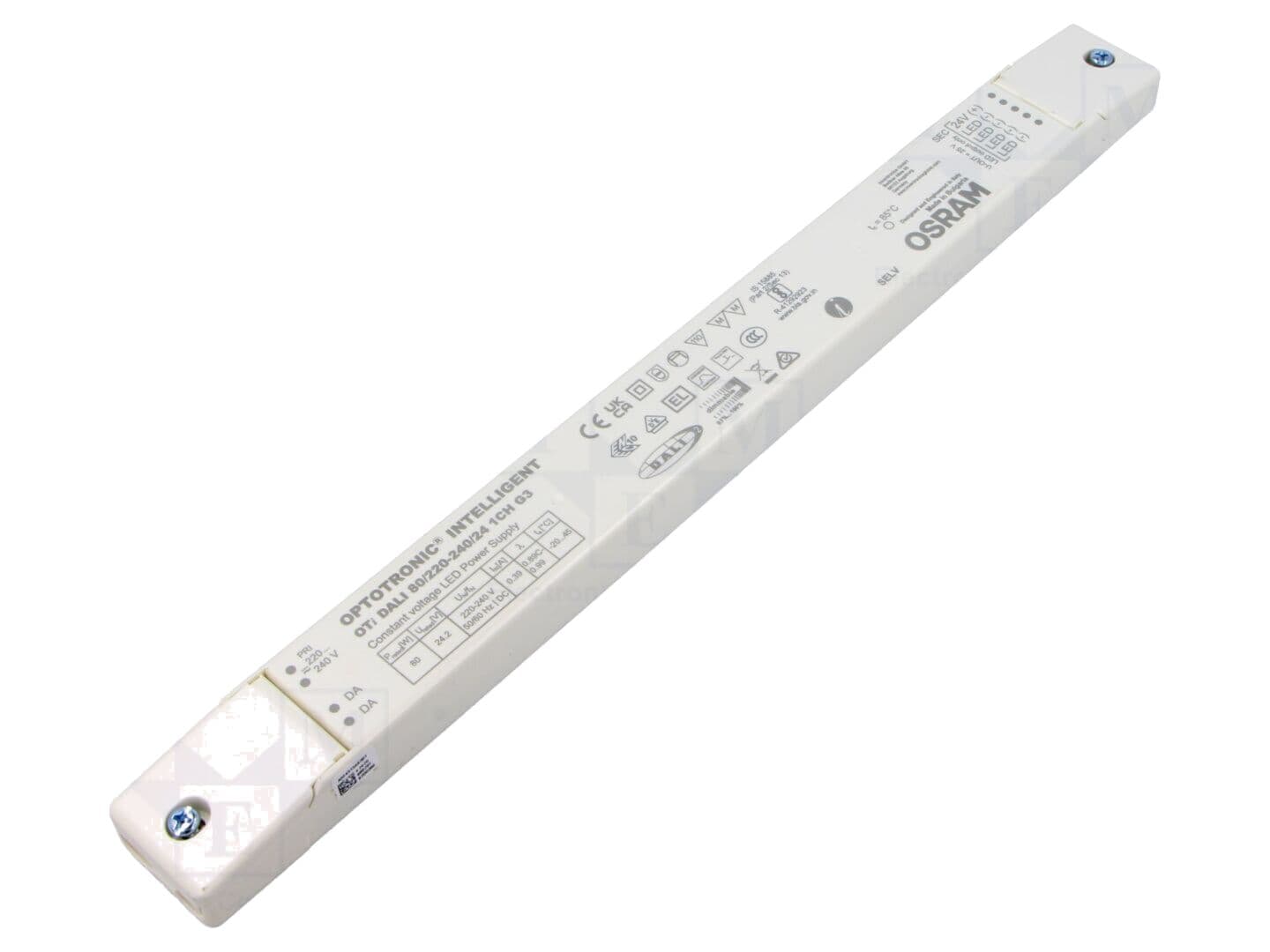 Alimentator LED 80W 24VDC 220÷240VAC IP20 93%