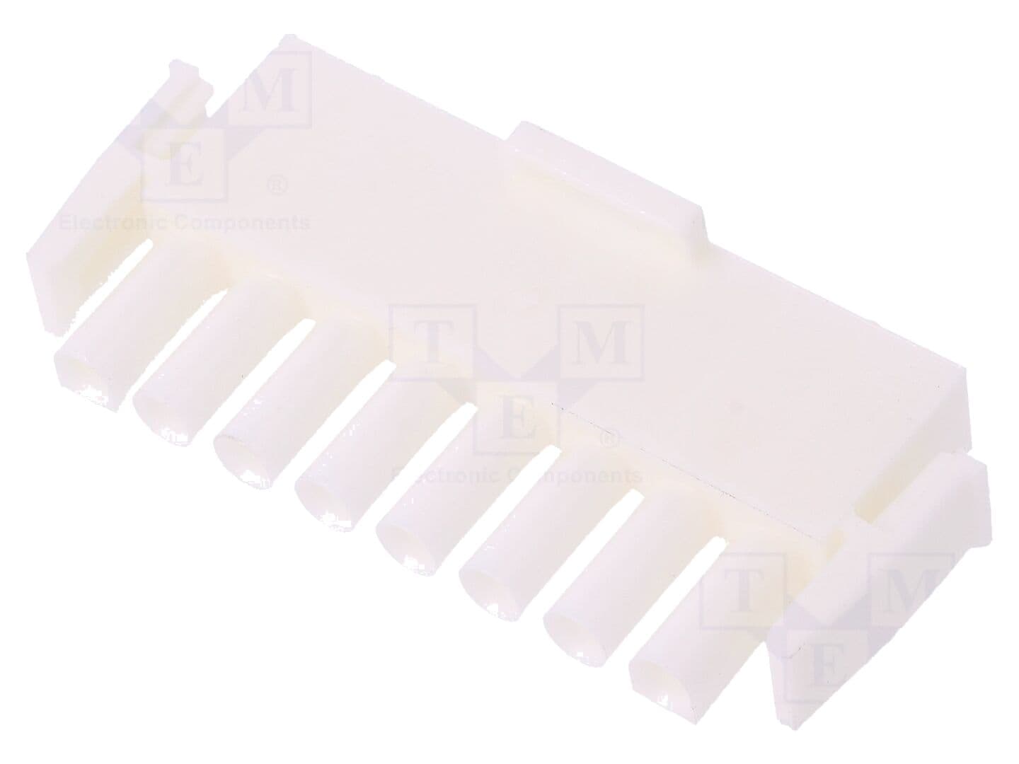 Conector cablu-cablu/PCB 8 pini, 600V, alb - TE Connectivity