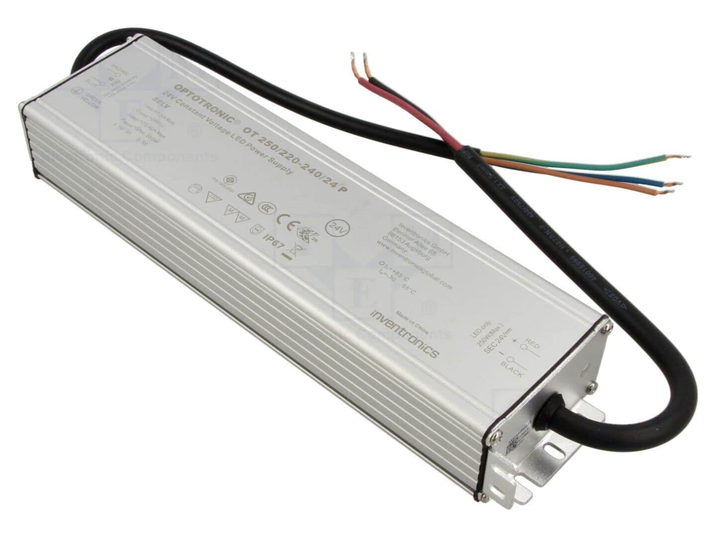Alimentator LED pulsatoriu 250W 24,2V DC IP67