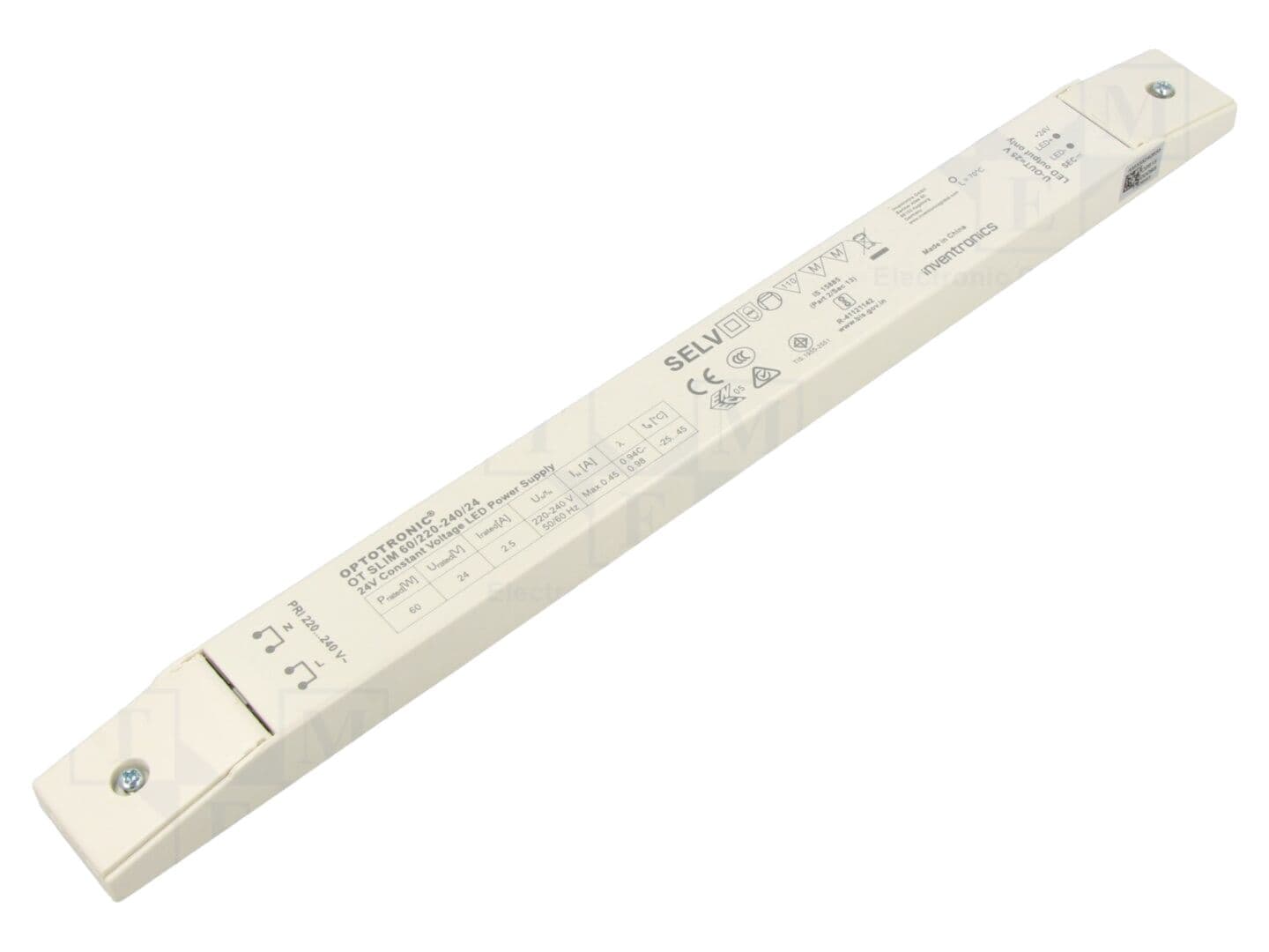 Alimentator LED pulsatoriu 60W, 24,2V DC, IP20