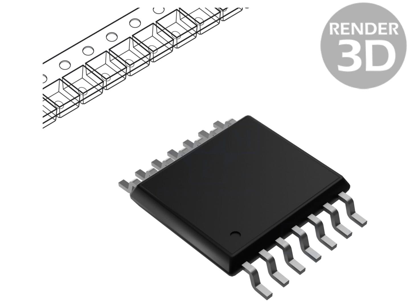 IC AND 4 canale, 2 intrări, SMD 74AHCT08S14-13 - Diodes Incorporated