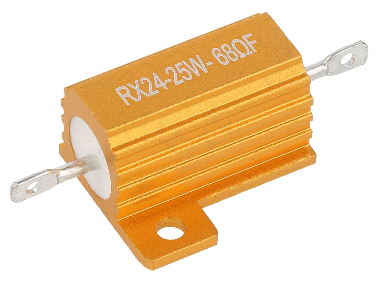 Rezistor bobinat cu radiator 68Ω 25W - SR PASSIVES