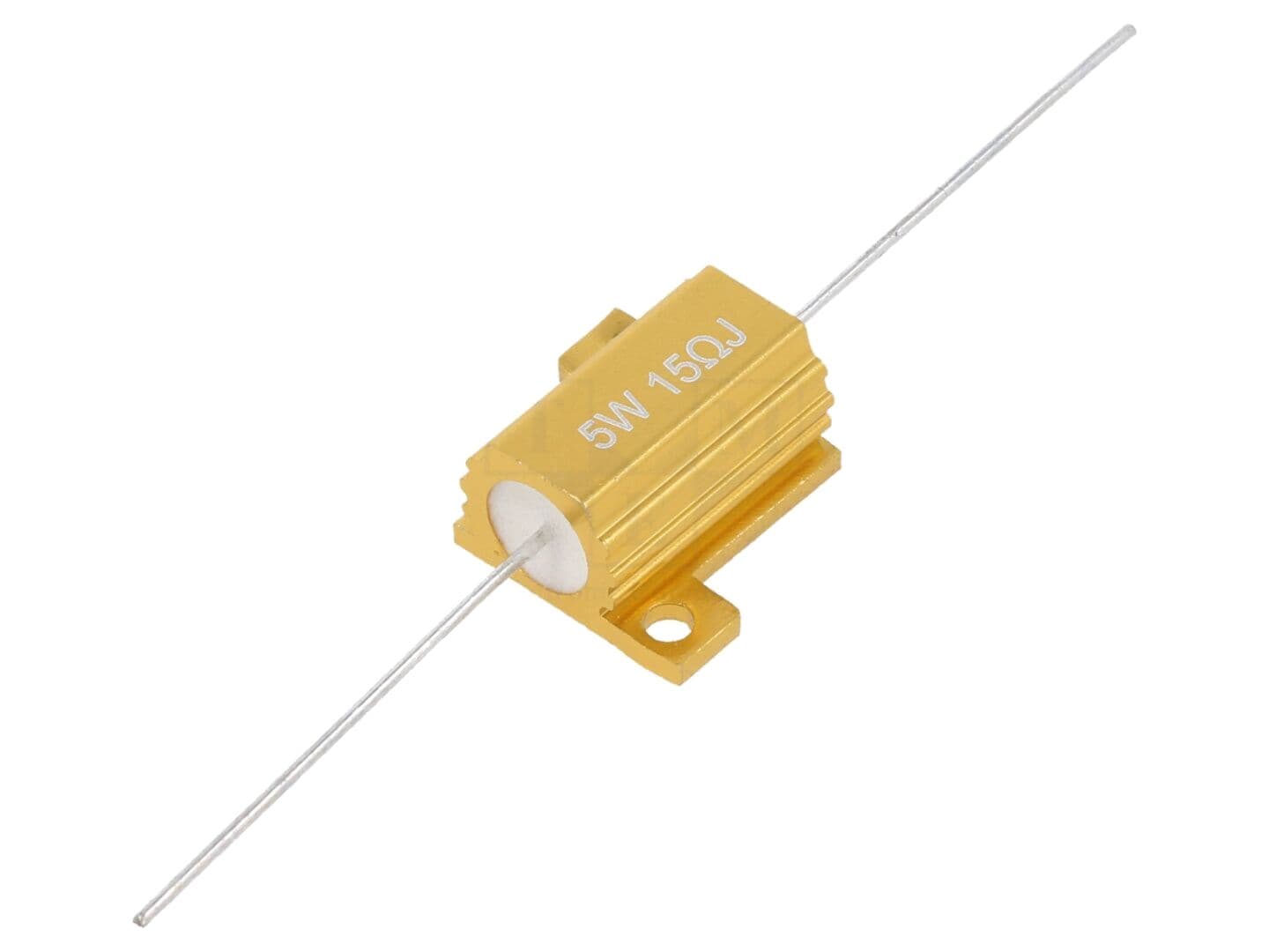 Rezistor bobinat cu radiator 15Ω 5W - SR PASSIVES