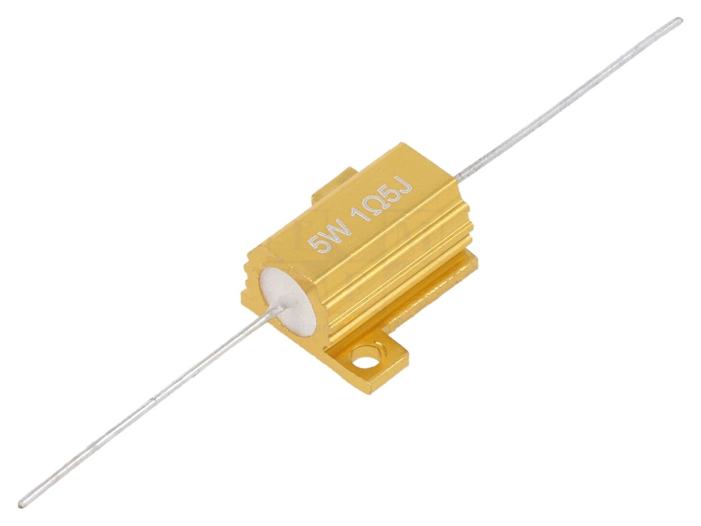 Rezistor bobinat cu radiator 1,5Ω, 5W, axial - SR PASSIVES