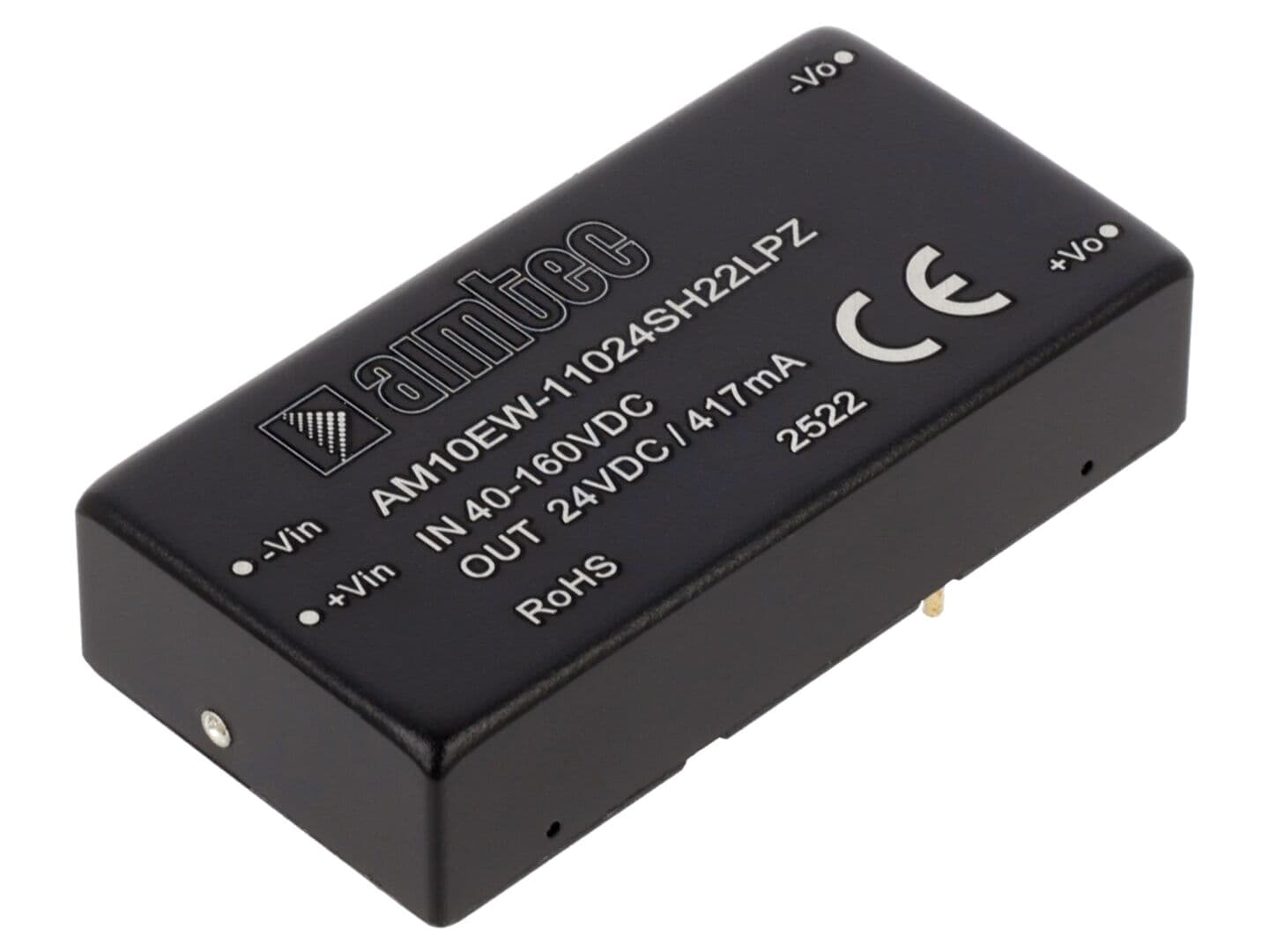 Convertor DC/DC 10W, intrare 40–160V, ieșire 24V DC